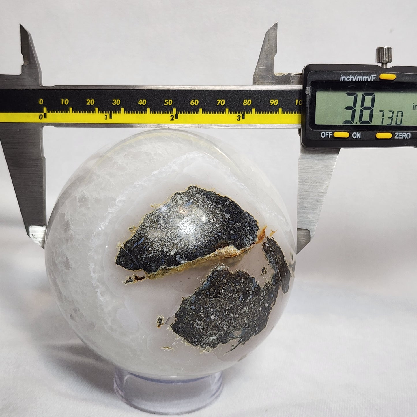 Moss Agate Sphere 3.8"