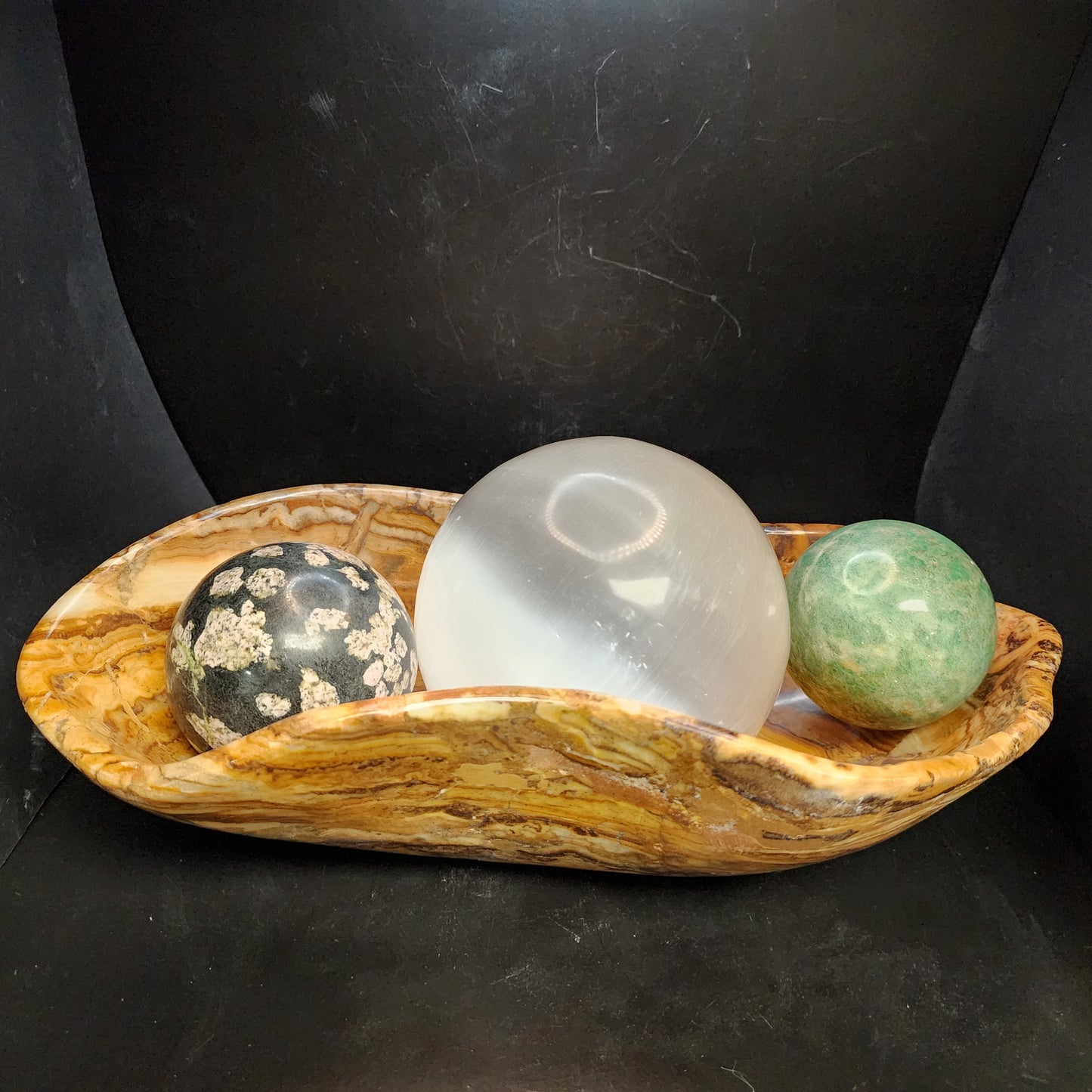 Exquisite Selenite Spheres