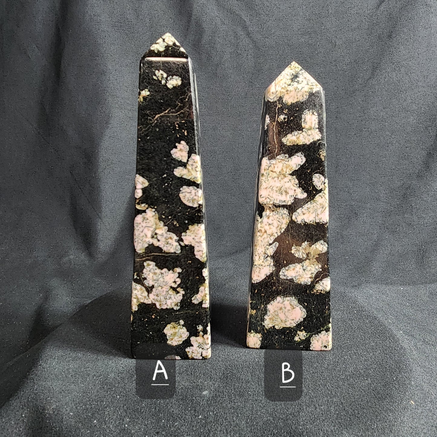 Fantastic "Fireworks" Obsidian Tower