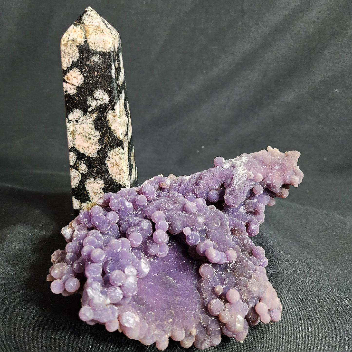 Fantastic "Fireworks" Obsidian Tower