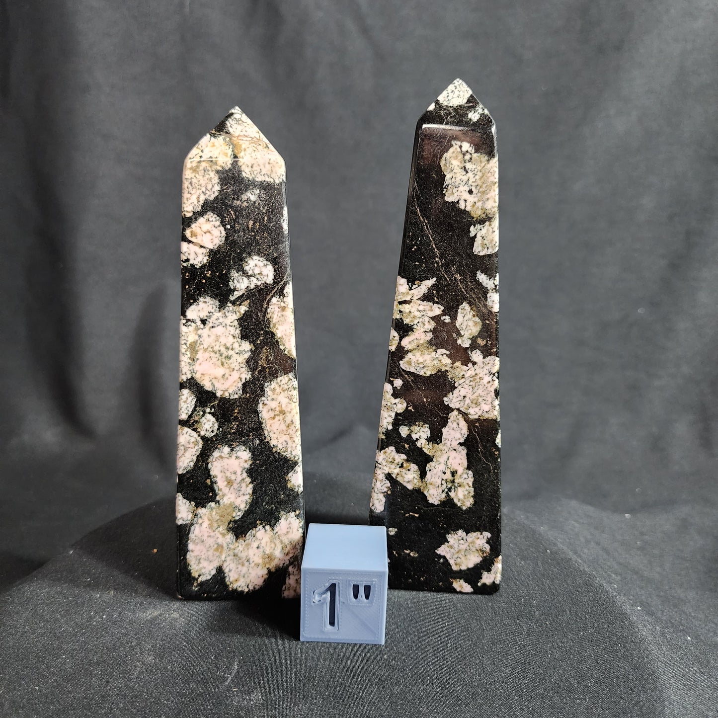 Fantastic "Fireworks" Obsidian Tower