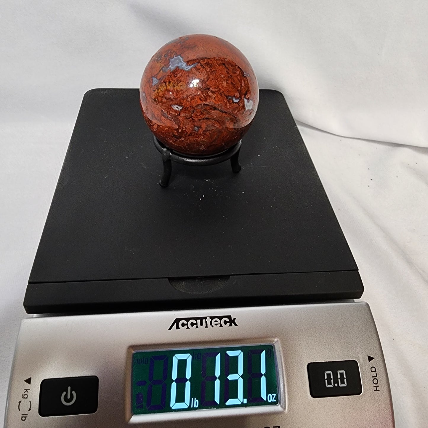 Ravishing Red Agate Sphere