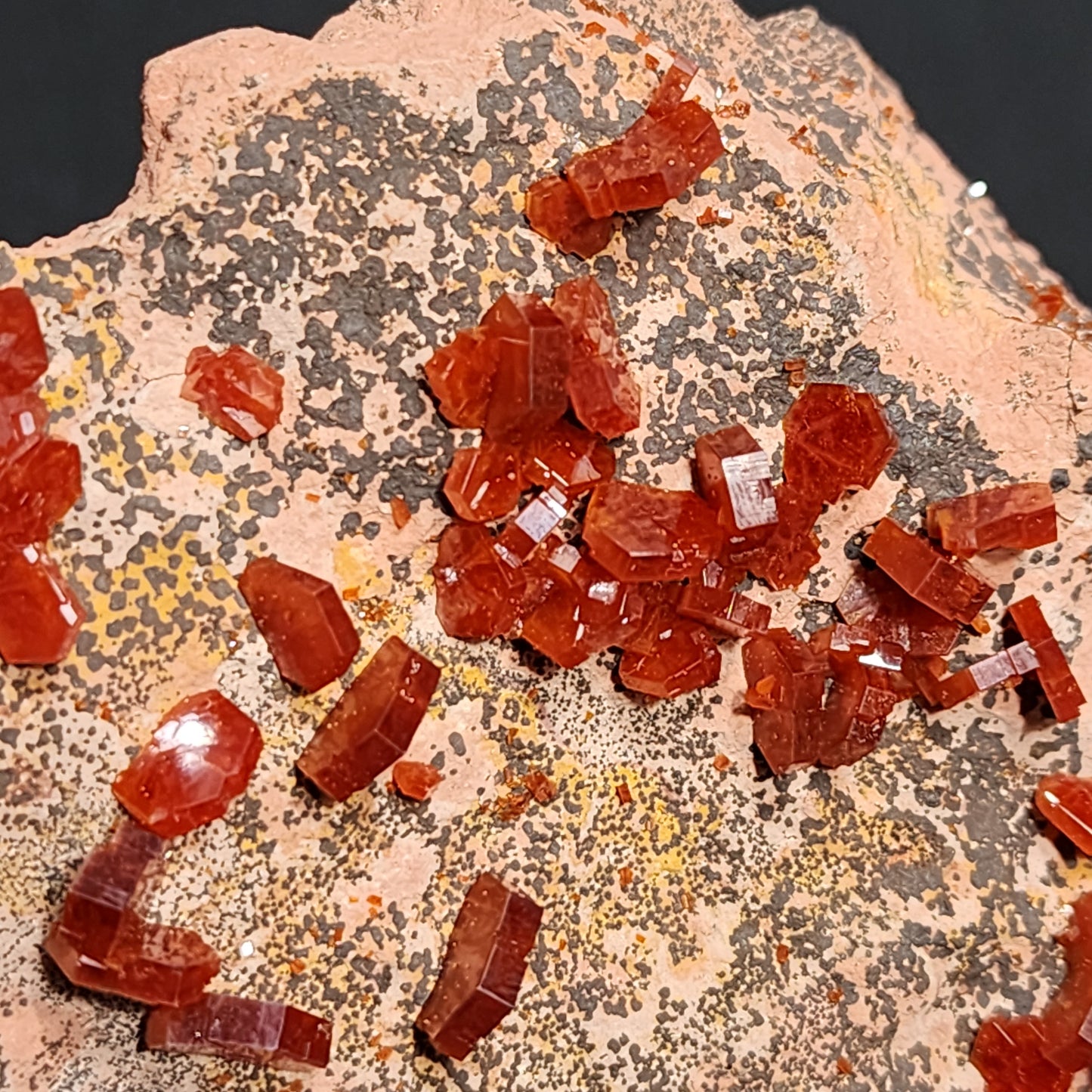 Vibrant Vanadinite Cluster