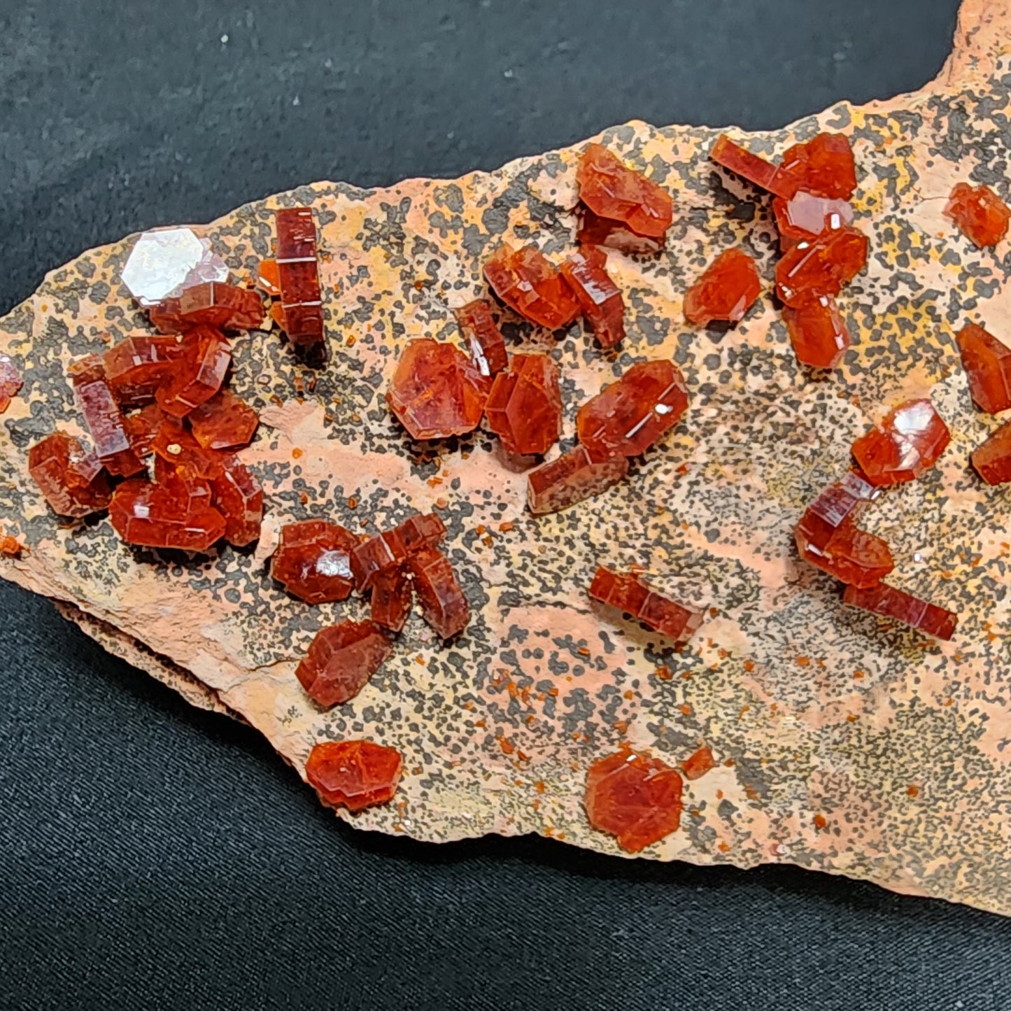 Vibrant Vanadinite Cluster