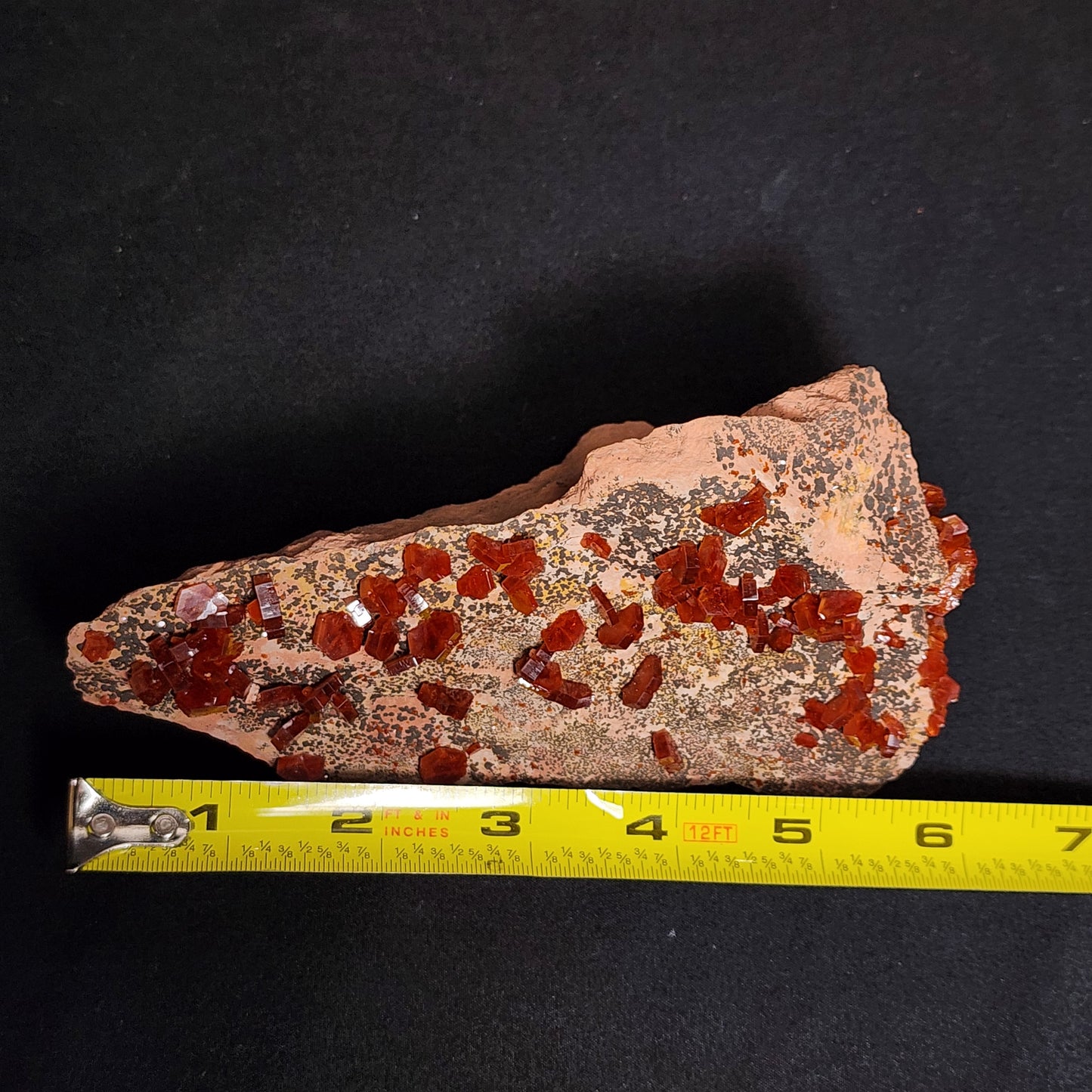 Vibrant Vanadinite Cluster