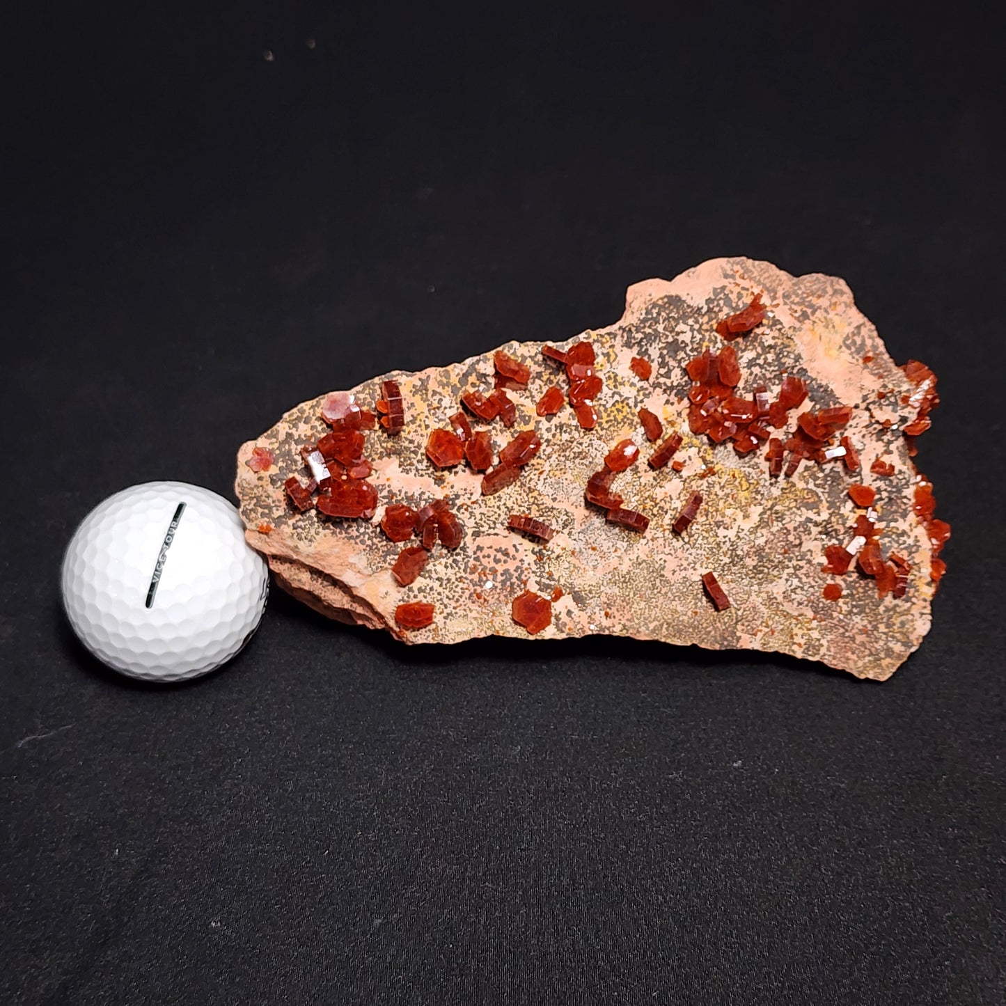 Vibrant Vanadinite Cluster