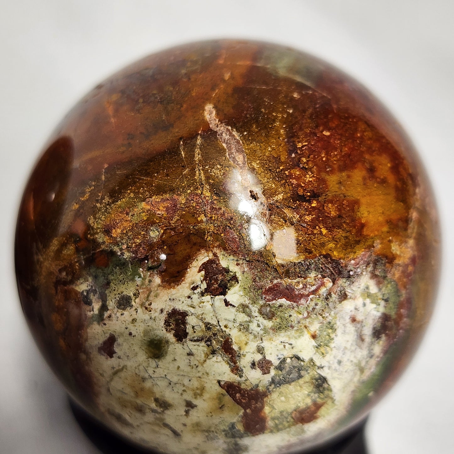 Ravishing Red Agate Sphere