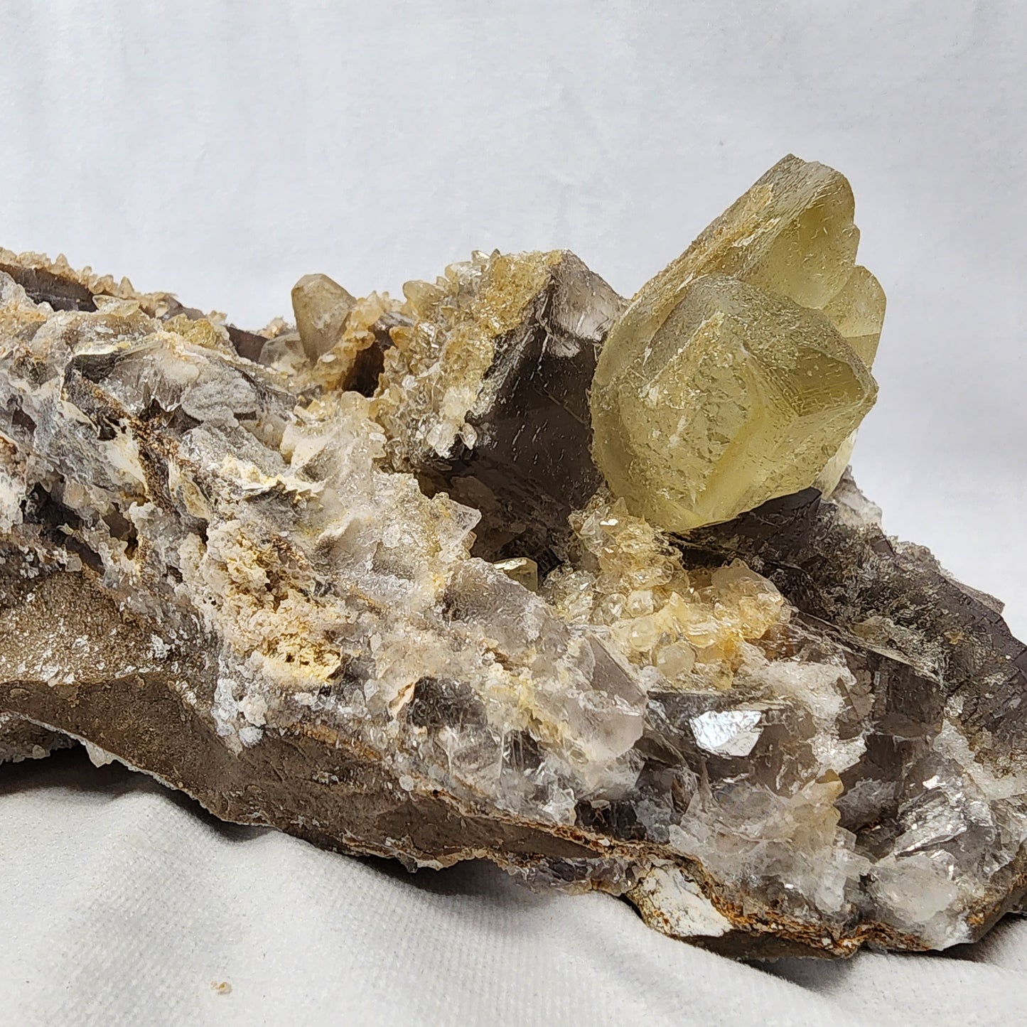 Calcite Covered Fluorite