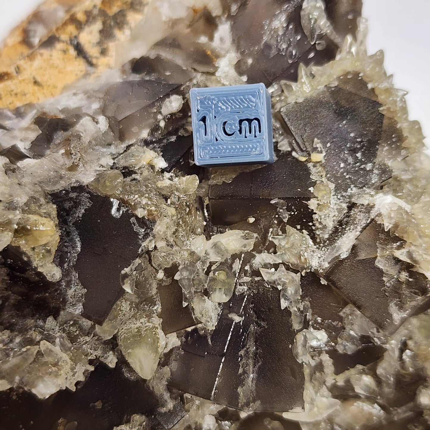 Deep Purple Fluorite with Dogtooth Calcite