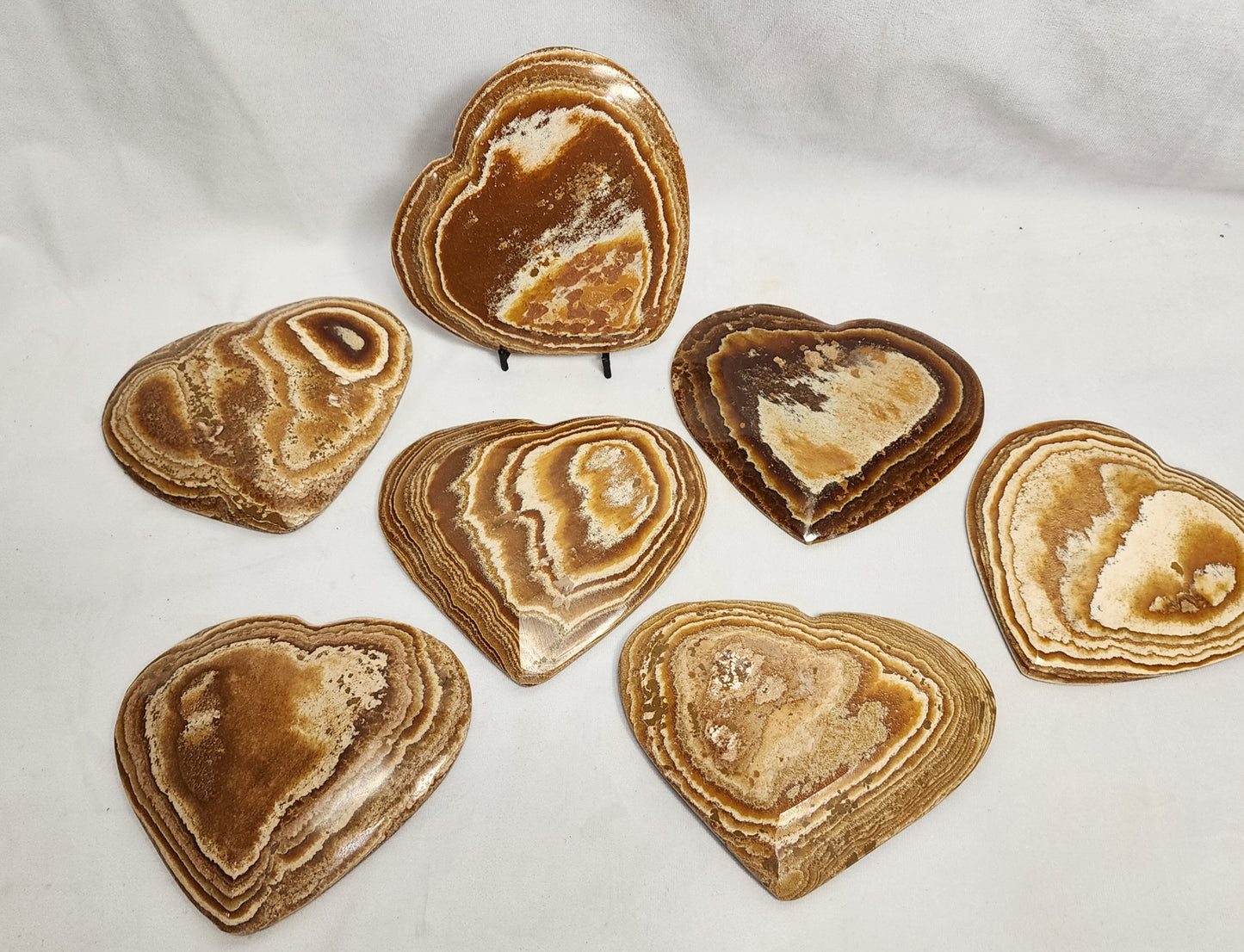 Aragonite Heart Plates