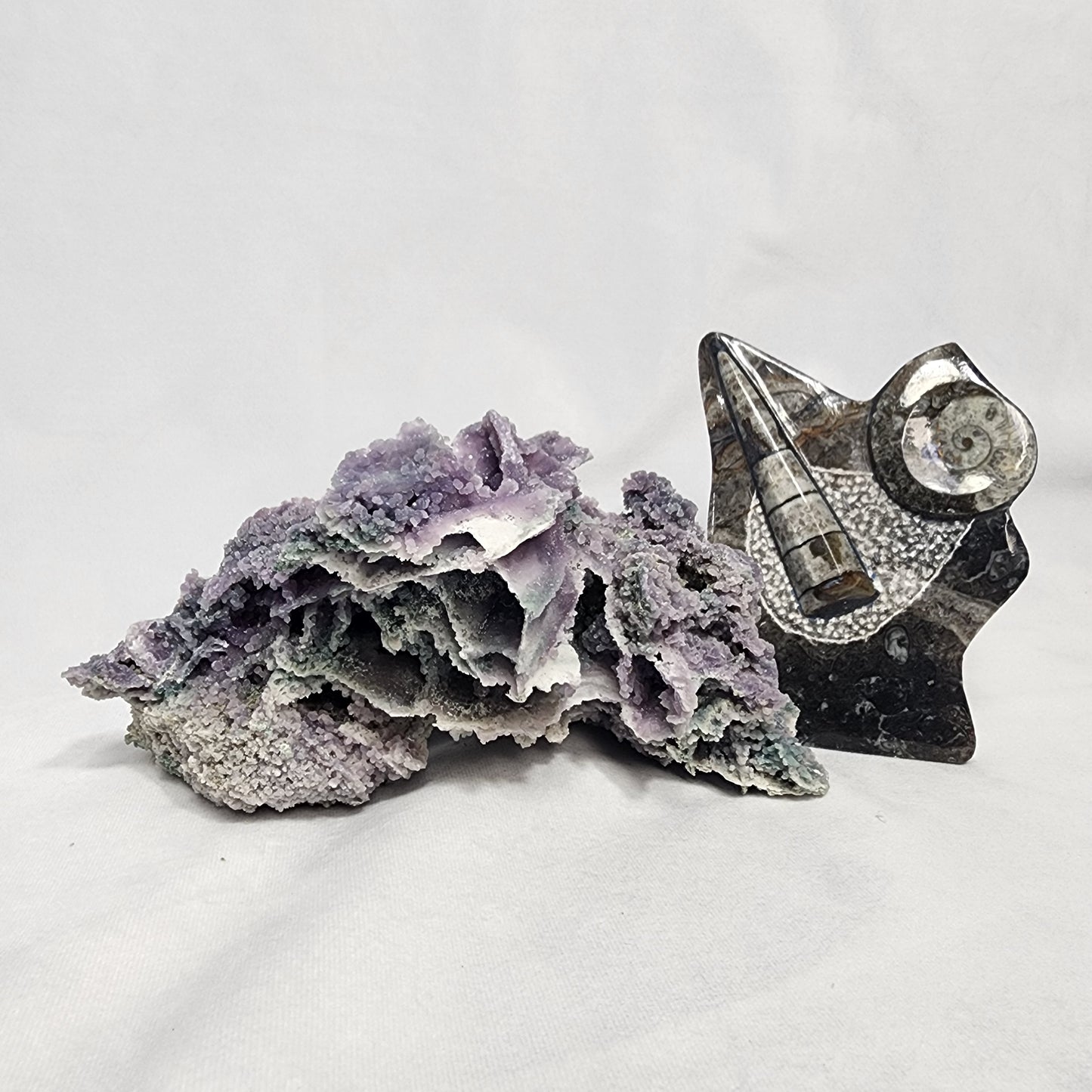 Purple Bladed Botryoidal Chalcedony