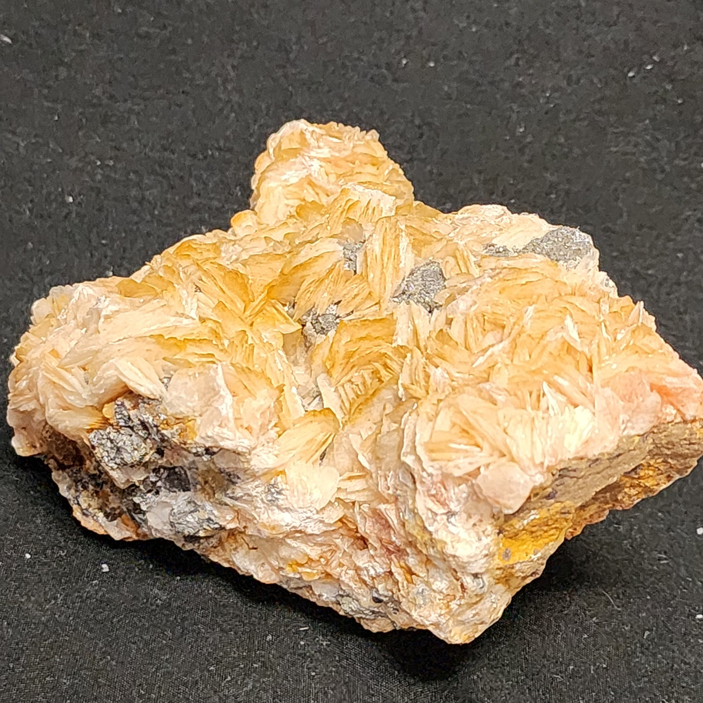 Bladed Barite with Galena
