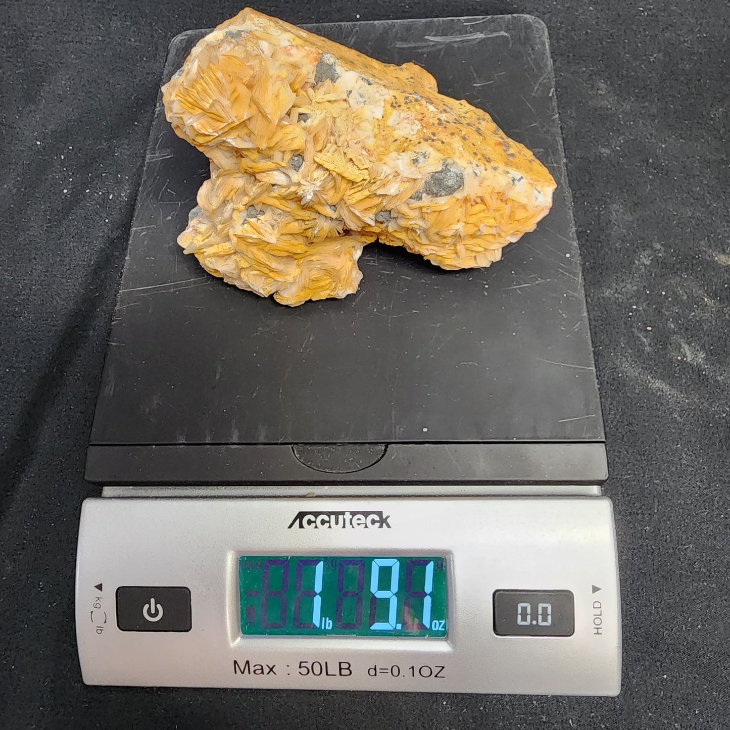 Bladed Barite with Galena
