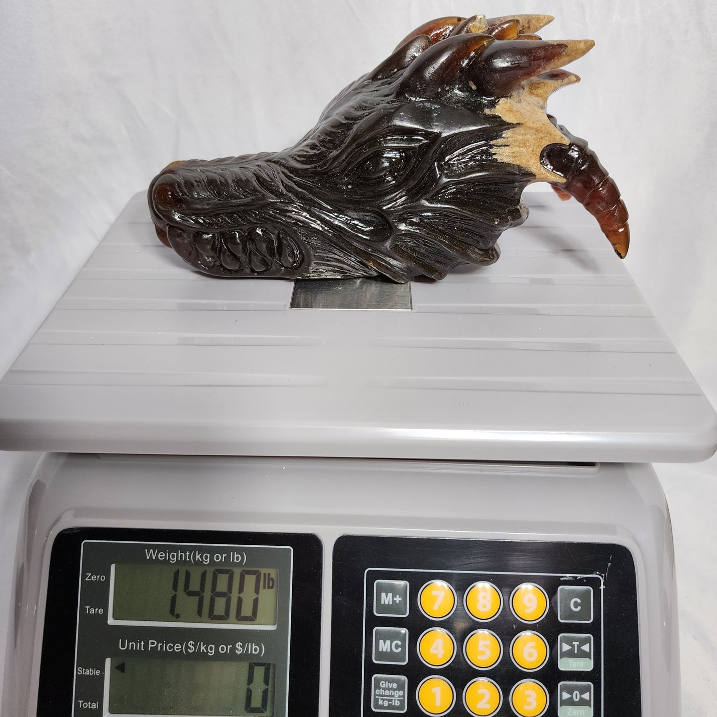Dragon Amber Sculpture