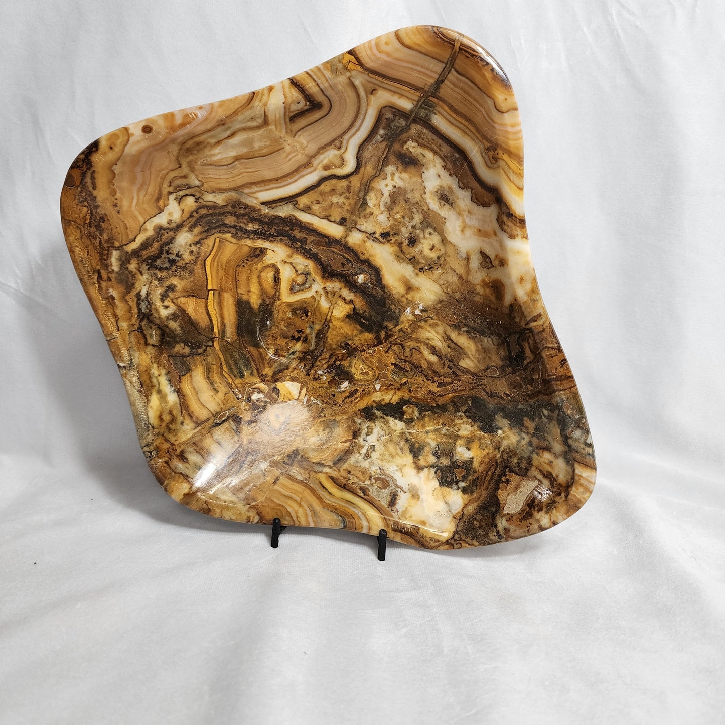 Polished Aragonite Bowl