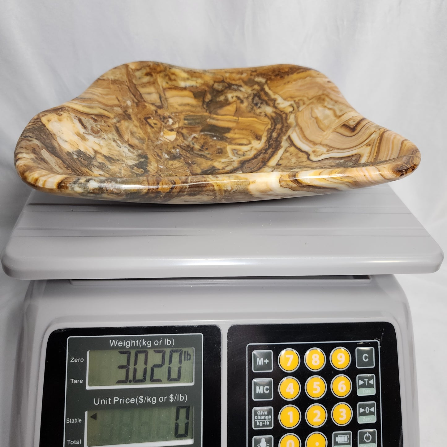 Polished Aragonite Bowl