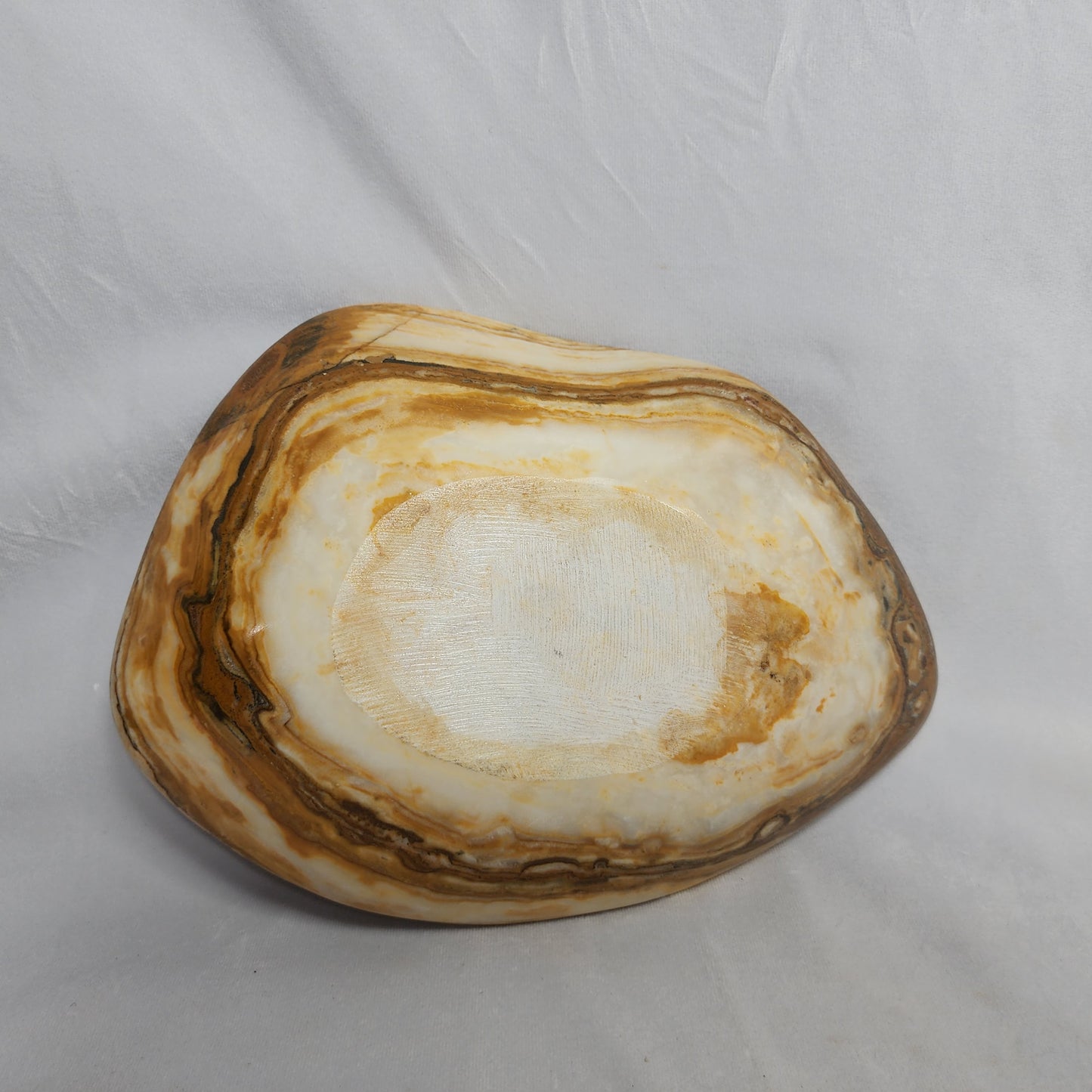 Beautiful Brown Aragonite Bowl