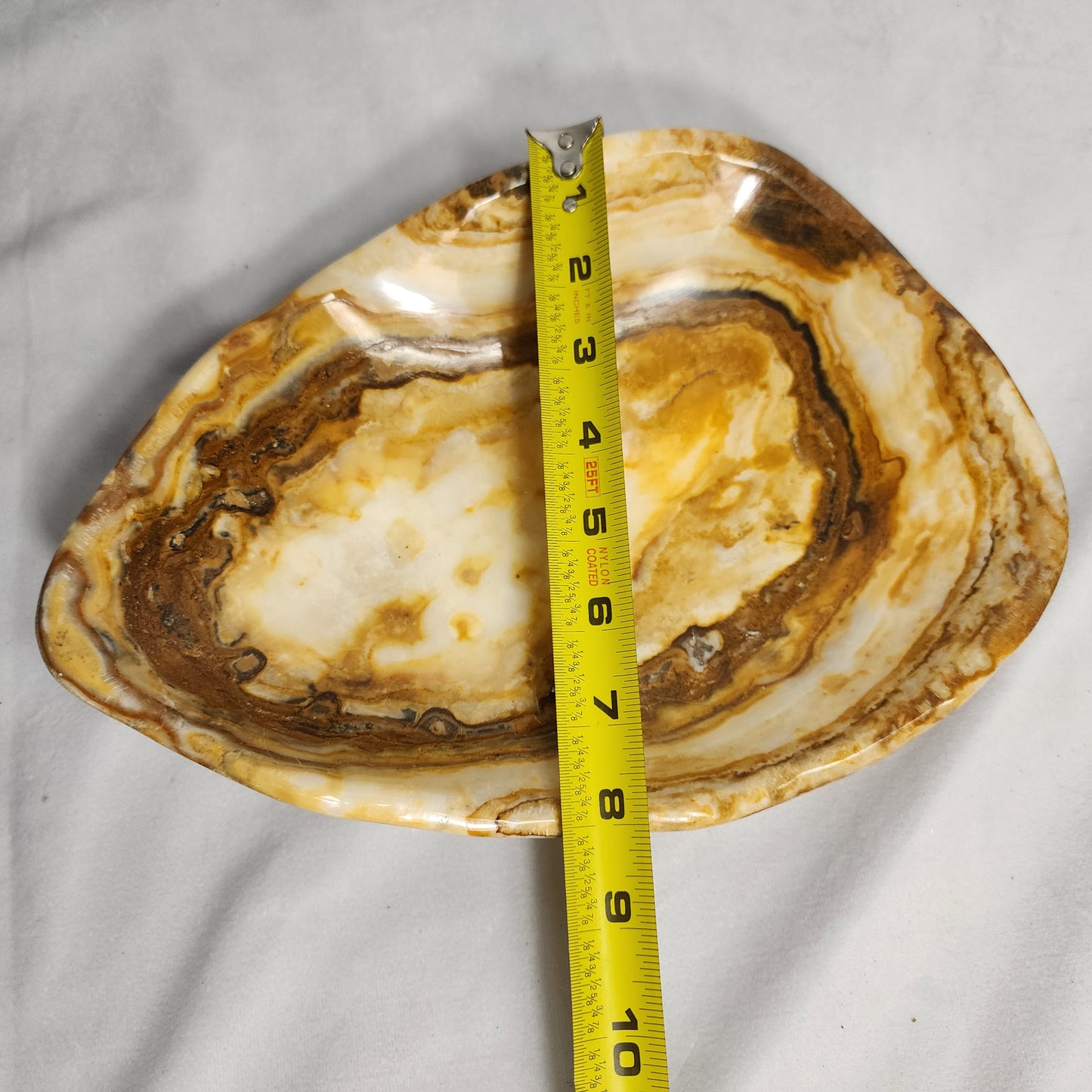 Beautiful Brown Aragonite Bowl
