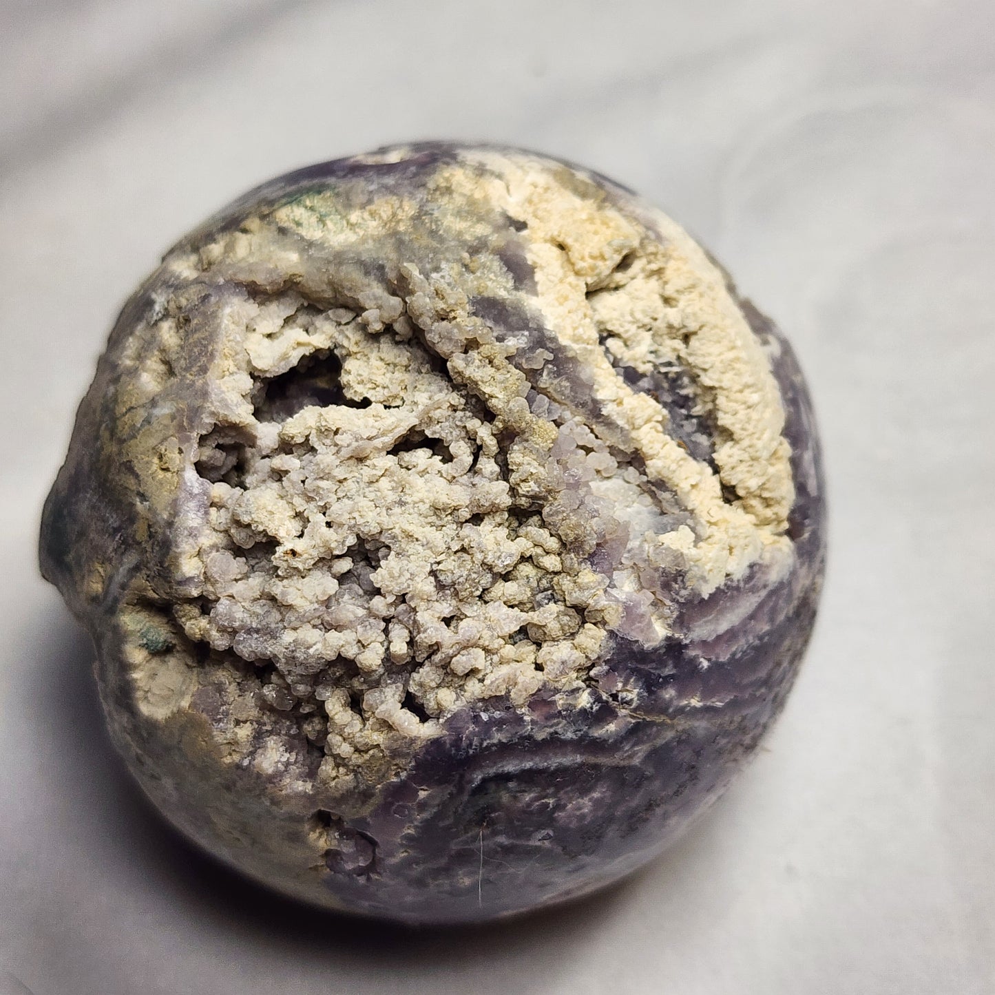Beautiful Grape Agate Sphere