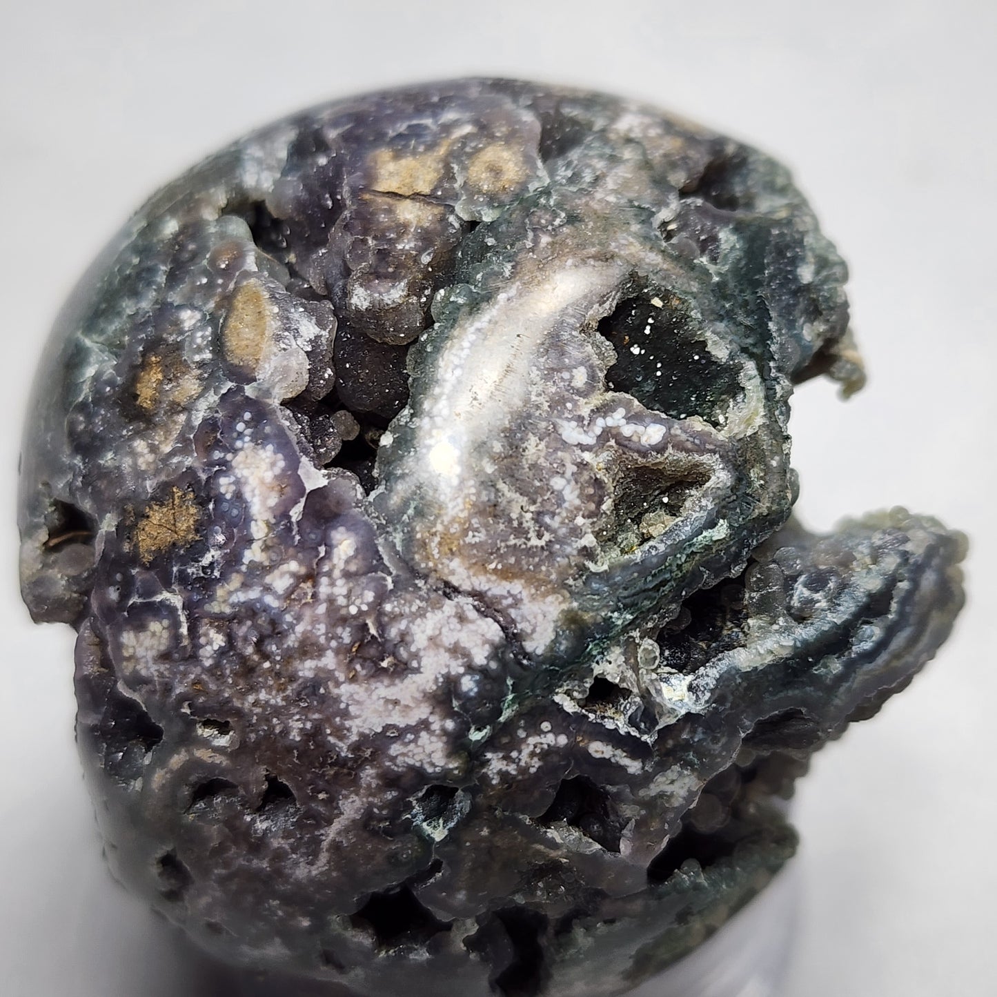 Interesting Grape Agate Sphere