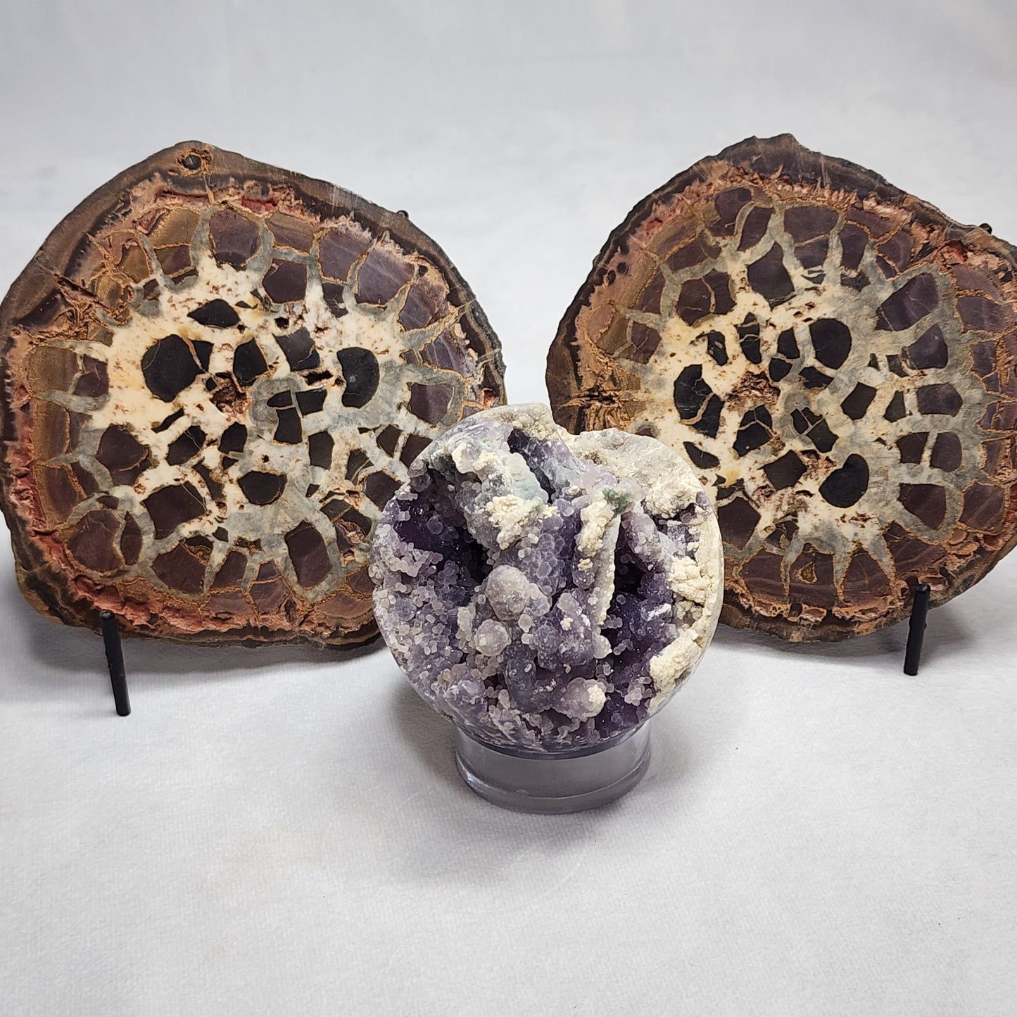 Beautiful Grape Agate Sphere