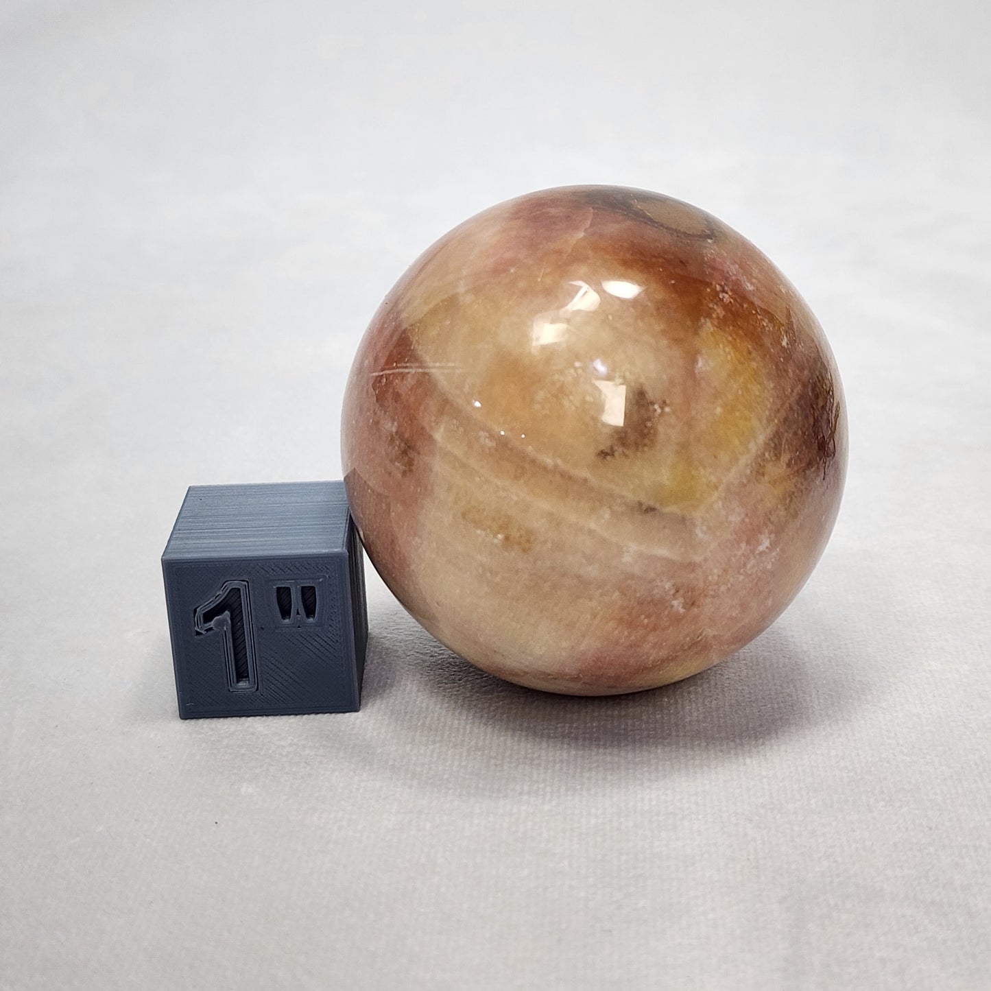 Multi-Colored Calcite Sphere