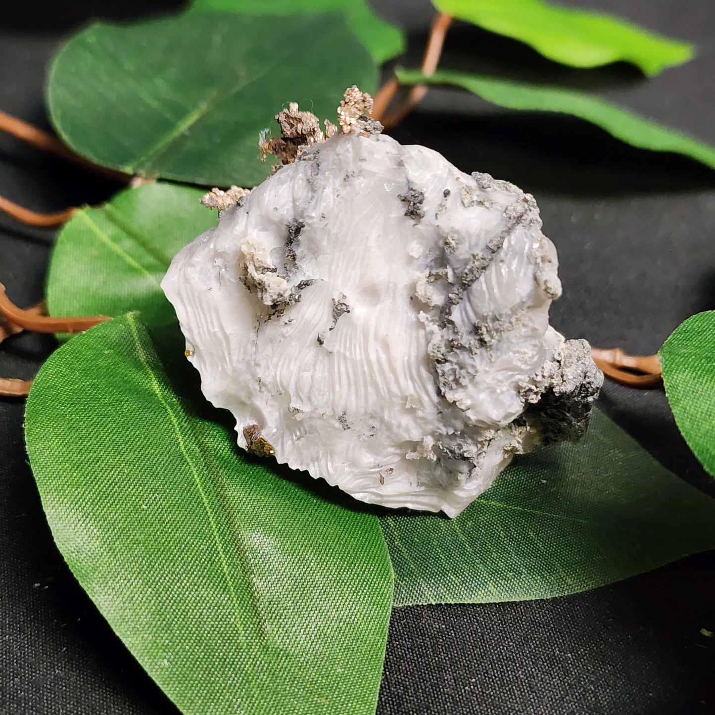 Raw Silver Crystals in Matrix