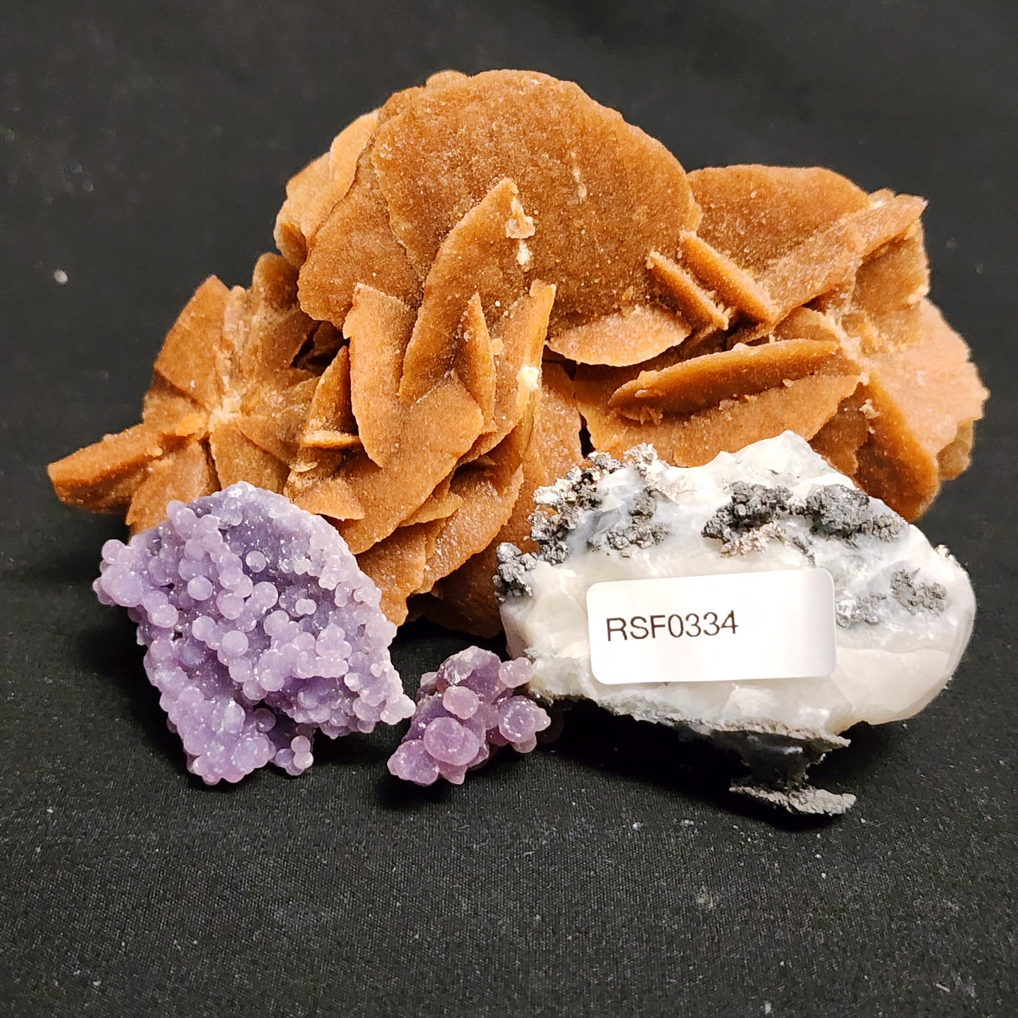 Raw Silver in Calcite