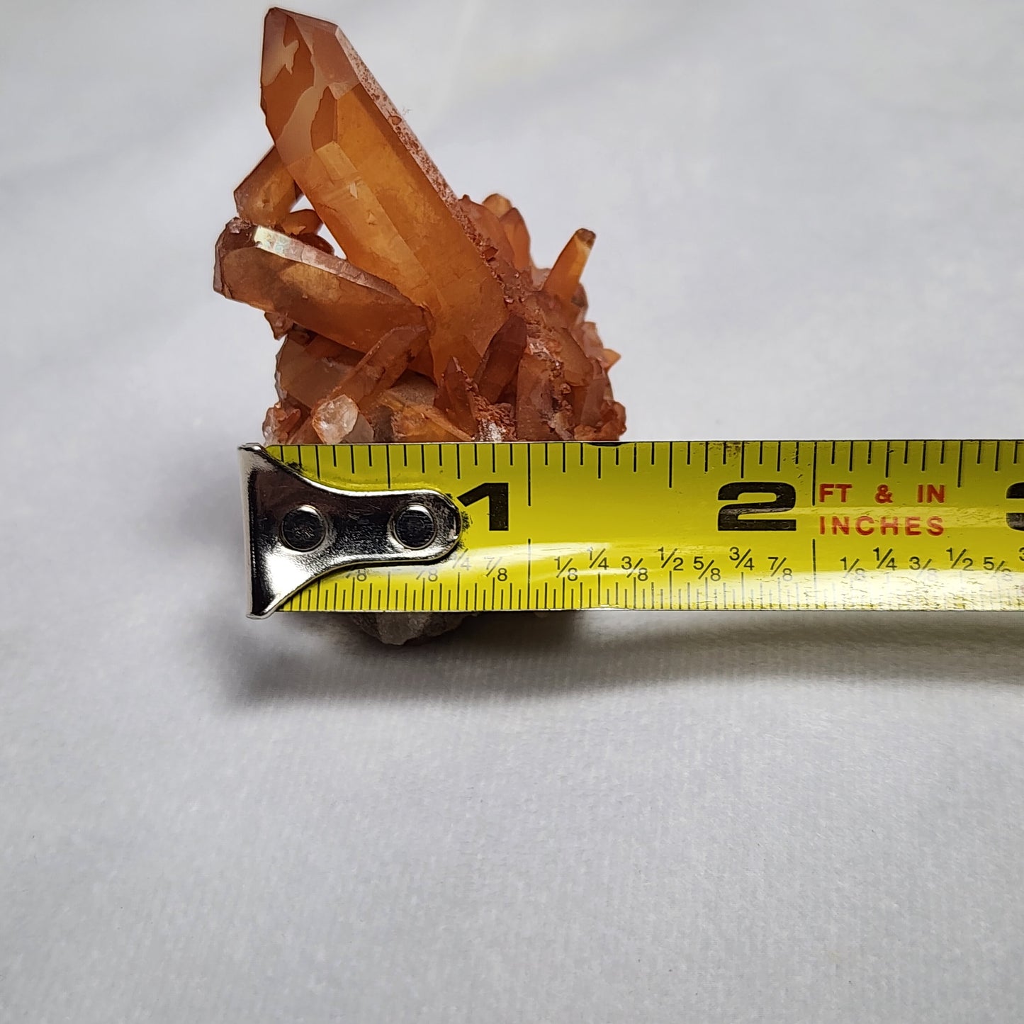 Red Hematite Quartz Cluster