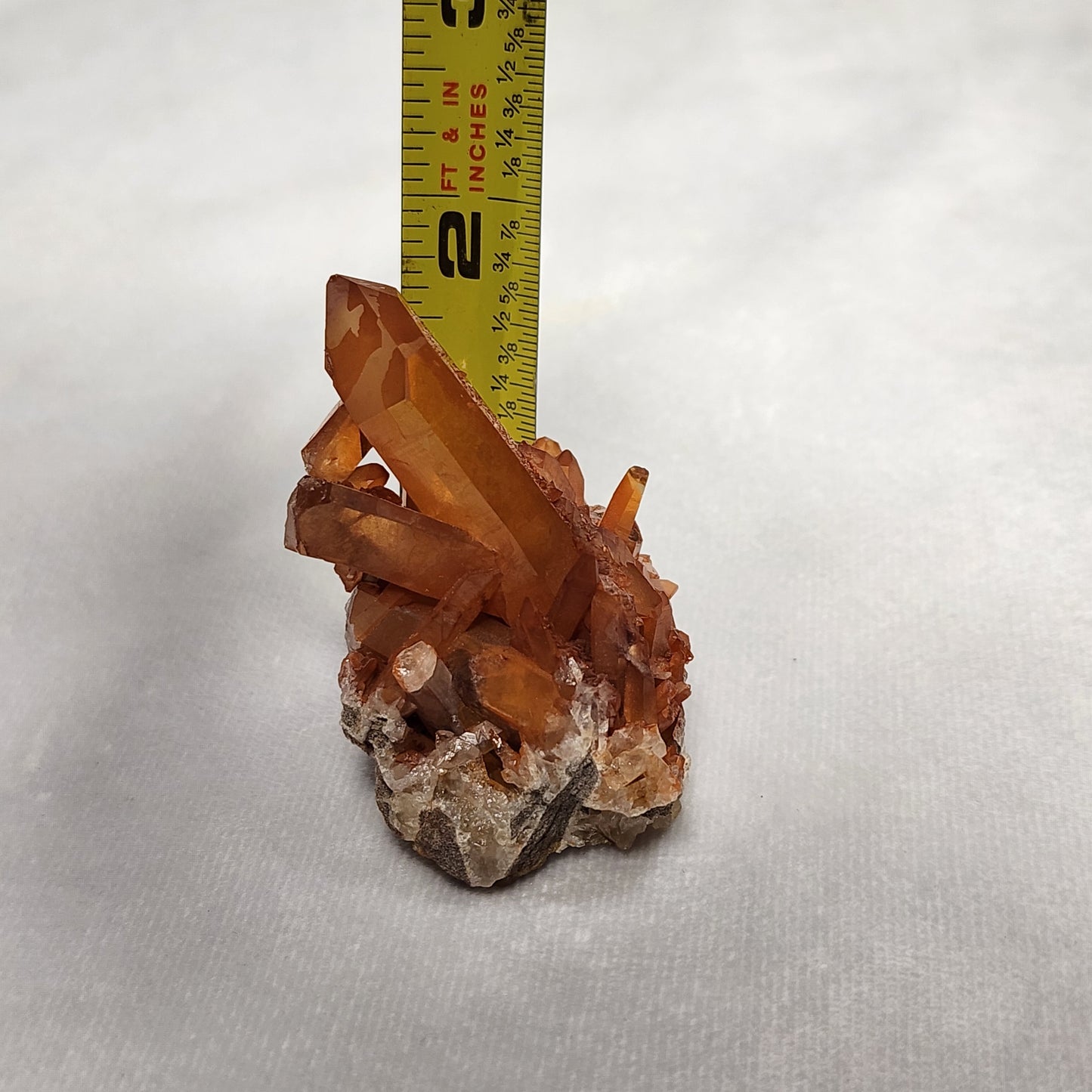 Red Hematite Quartz Cluster