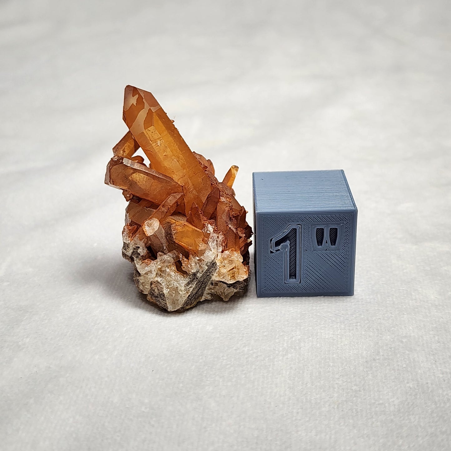 Red Hematite Quartz Cluster