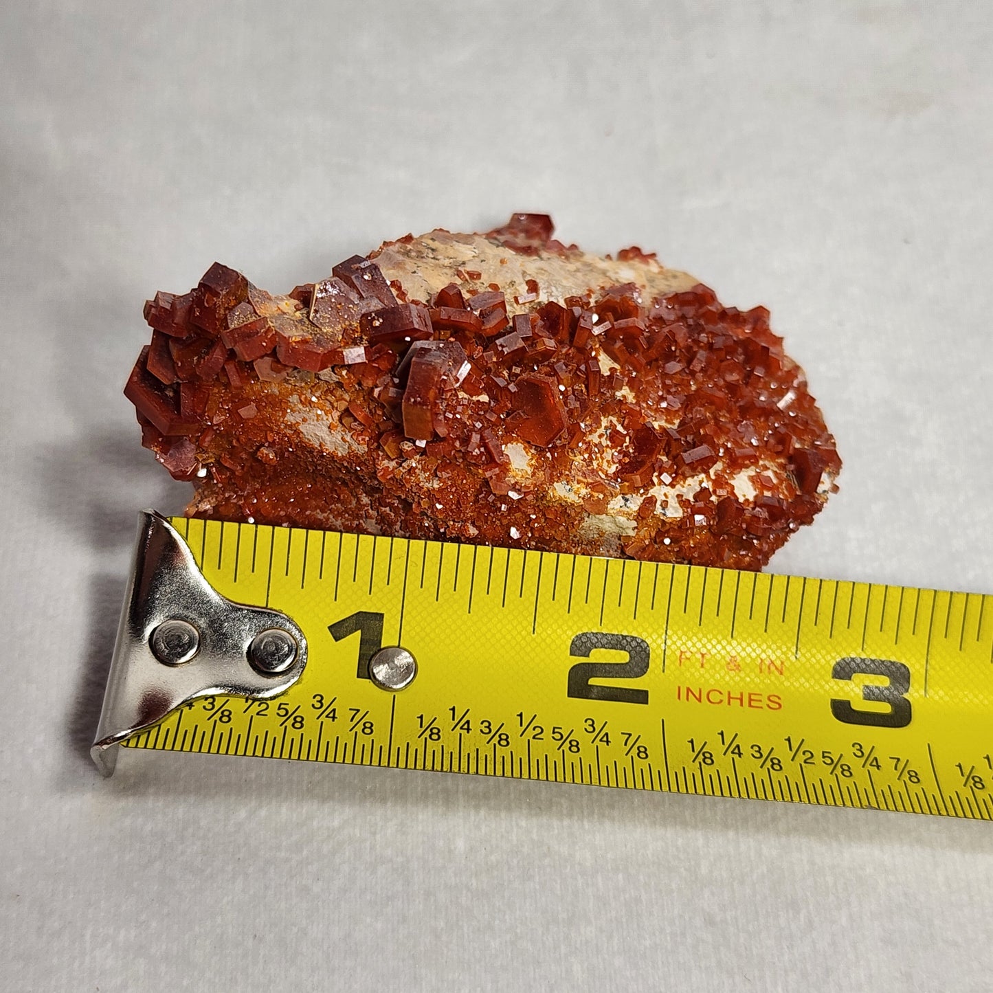 Sparkling Vanadinite Cluster