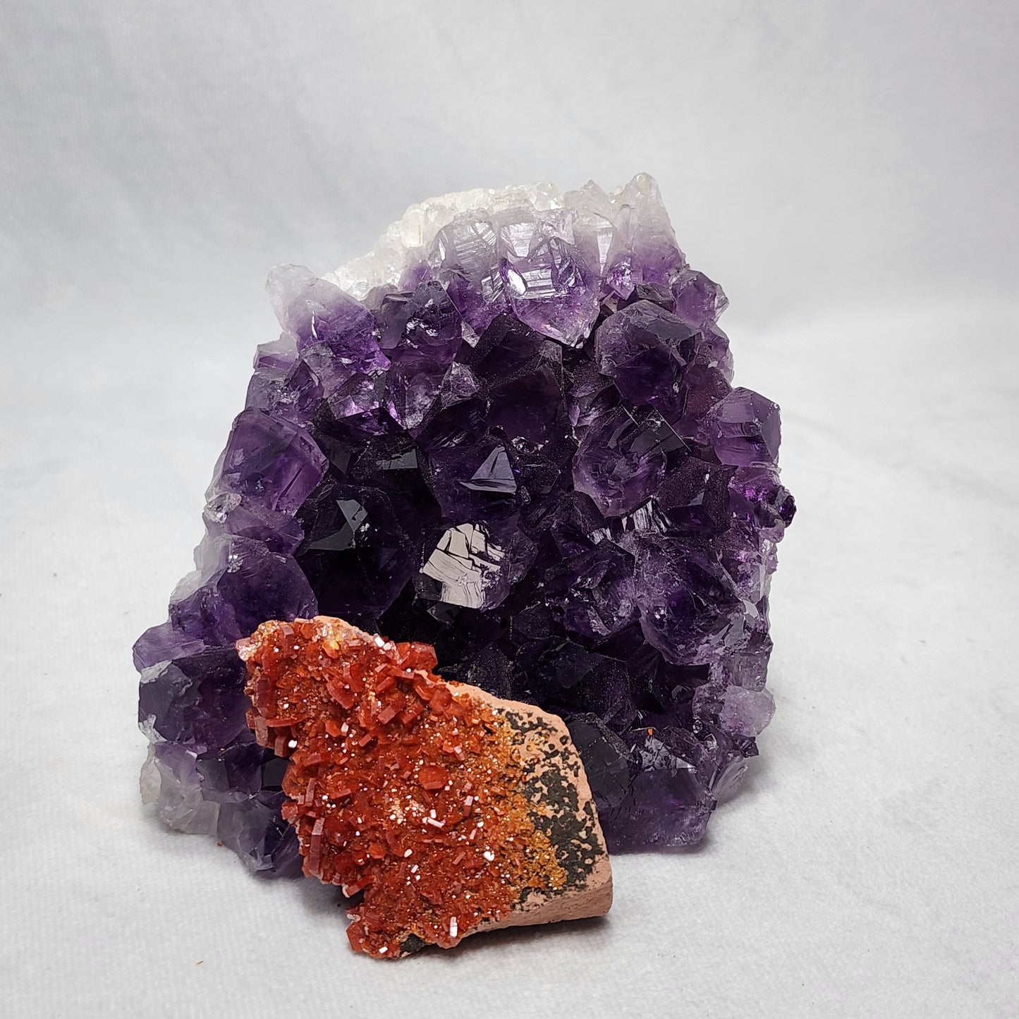 Spectacular Vanadinite Cluster