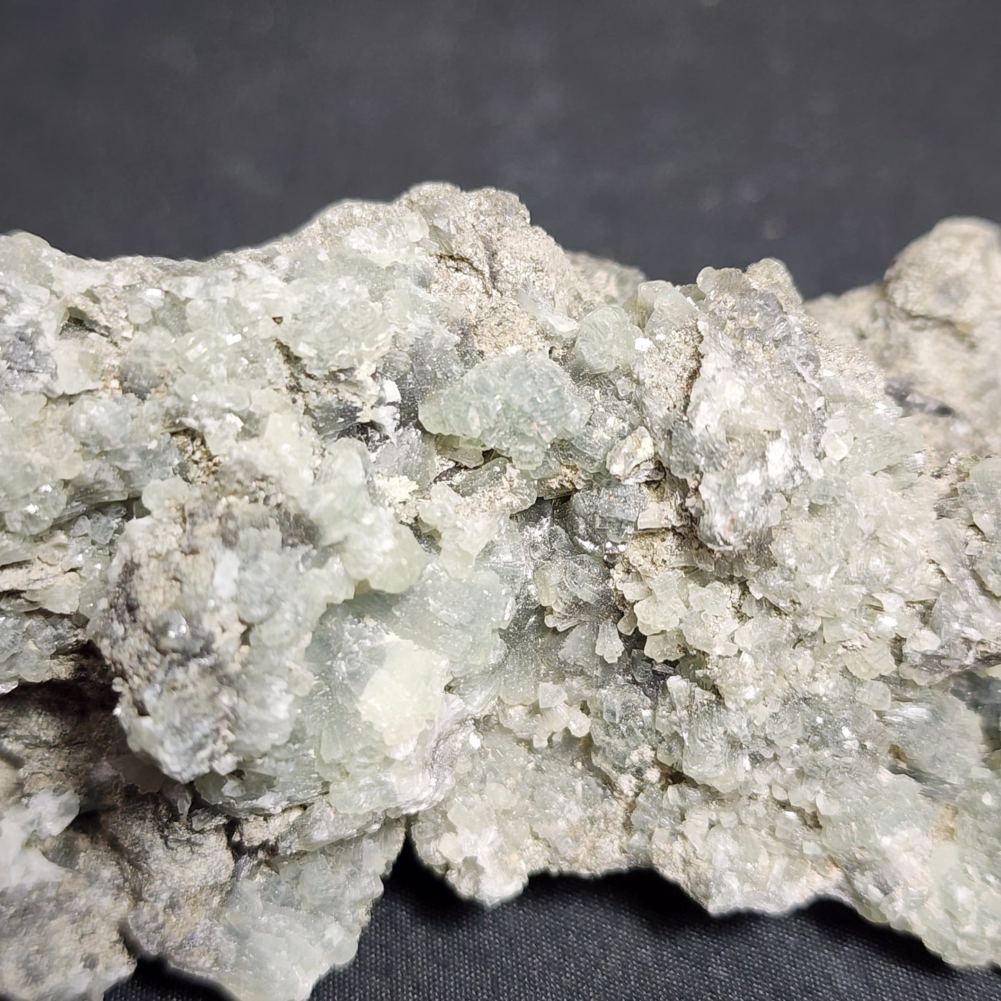 Intricate Prehnite Cluster