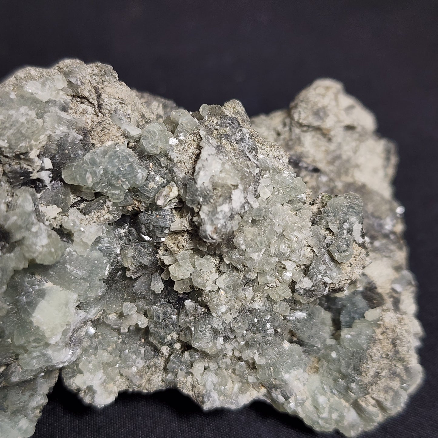 Intricate Prehnite Cluster