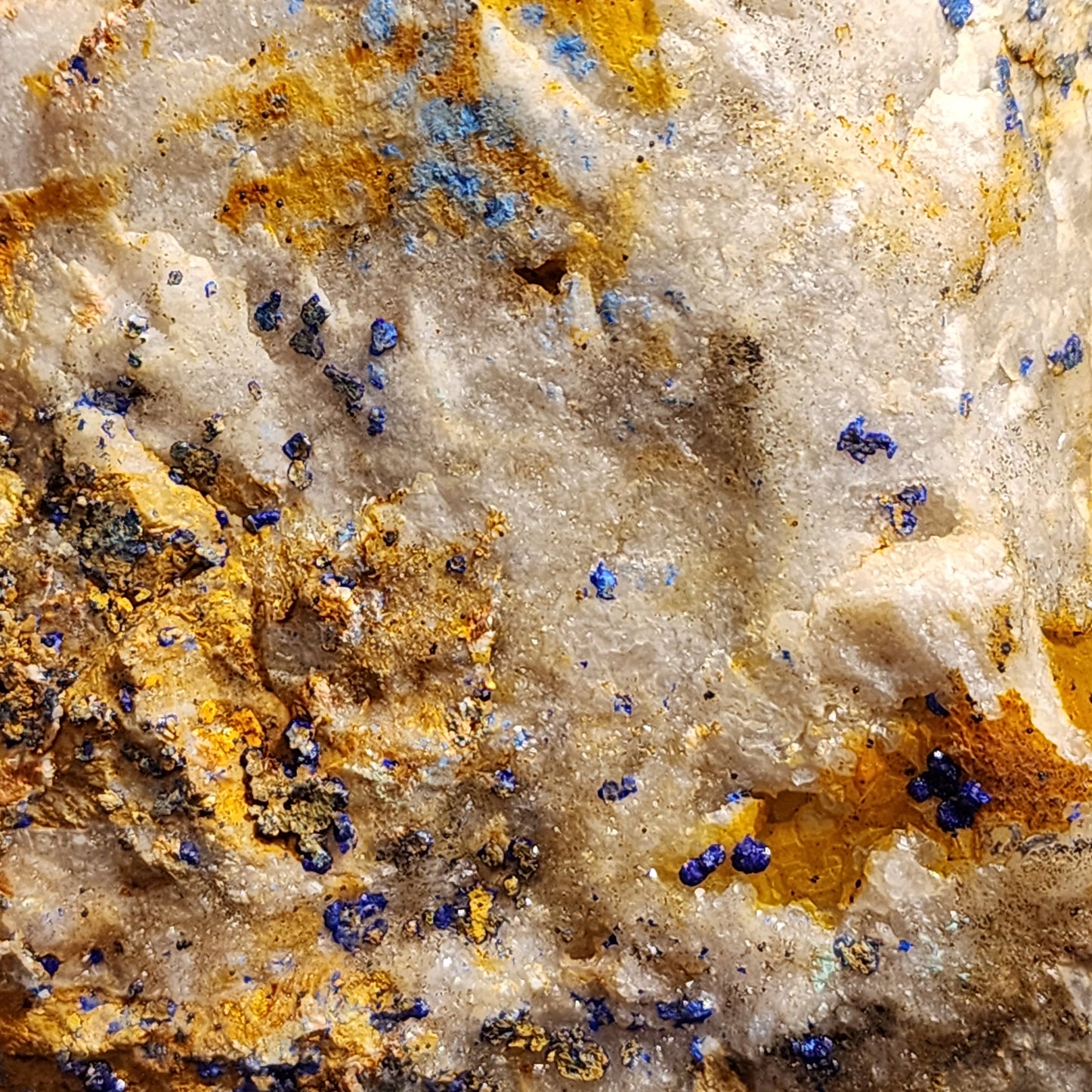 Druzy Azurite and Malachite