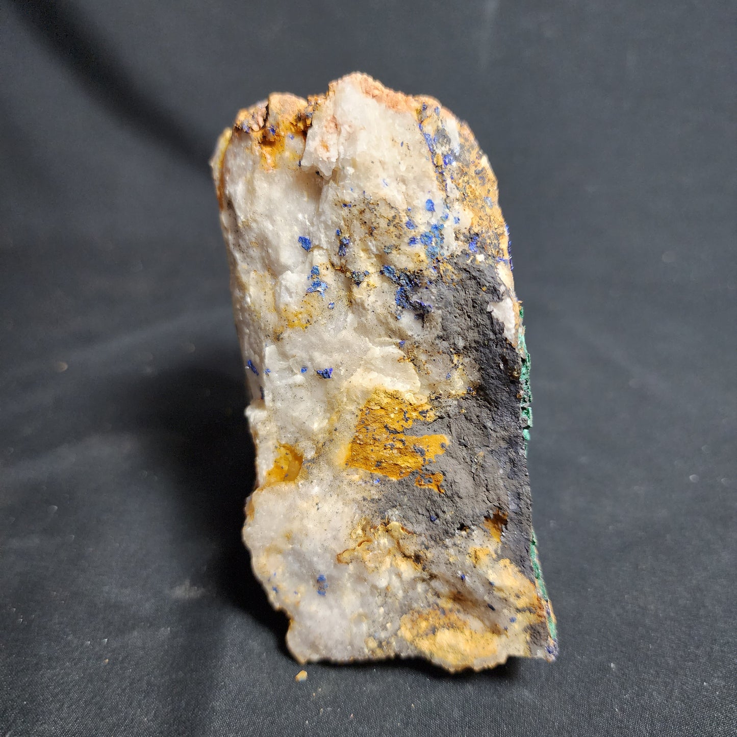 Druzy Azurite and Malachite