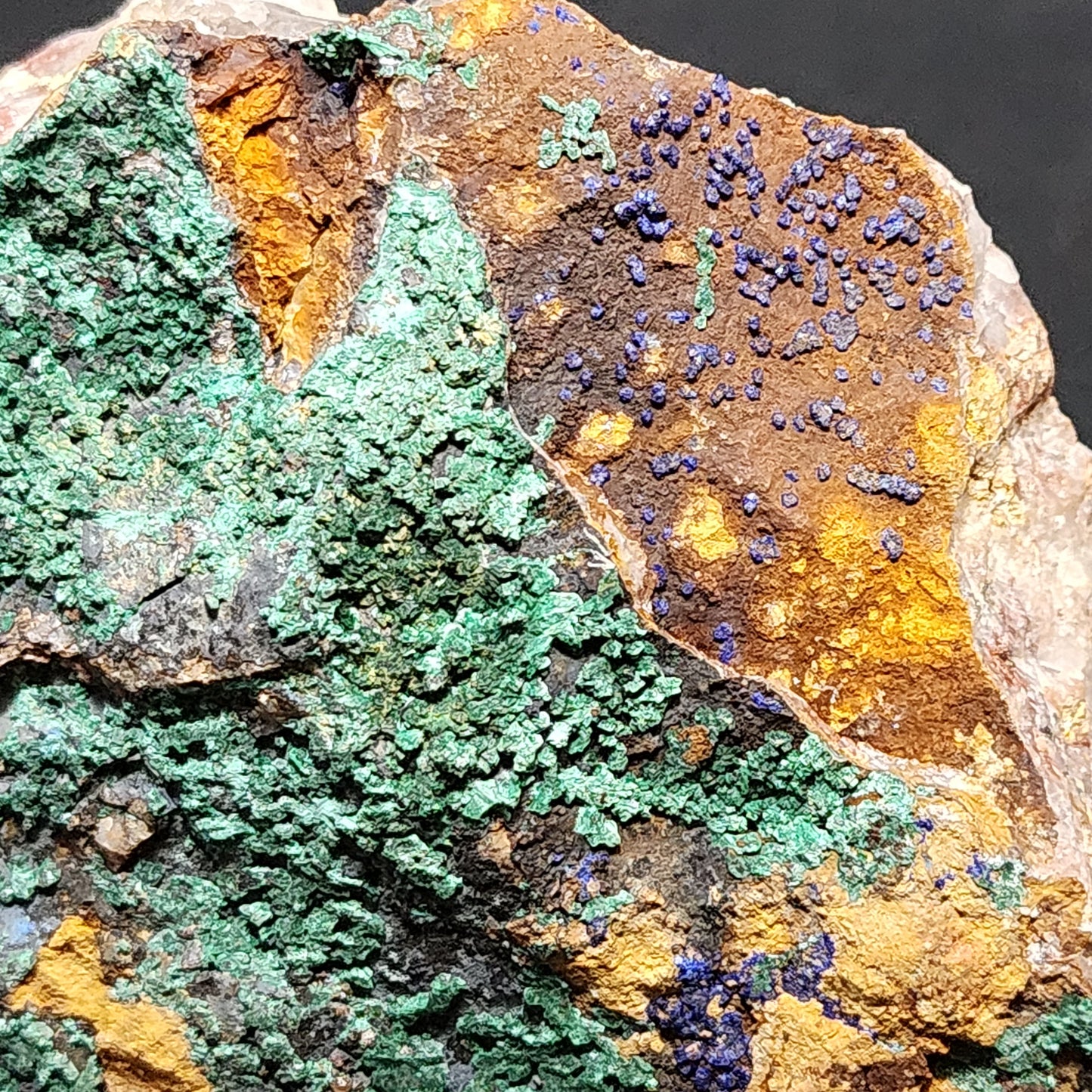 Beautiful Malachite and Azurite