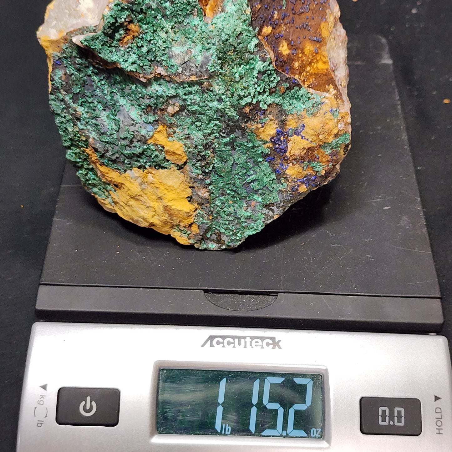Beautiful Malachite and Azurite