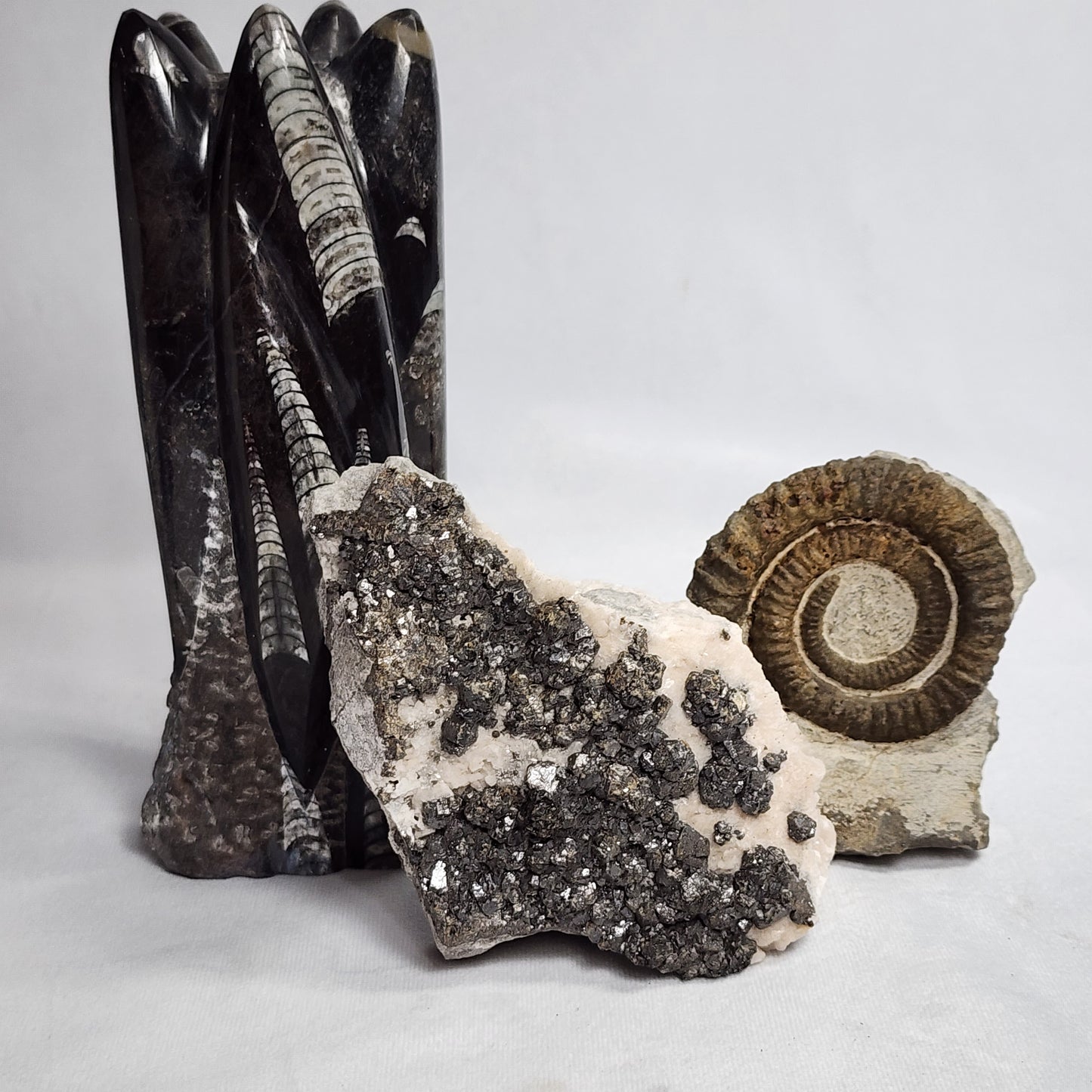 Unique Shaped Galena and Dolomite