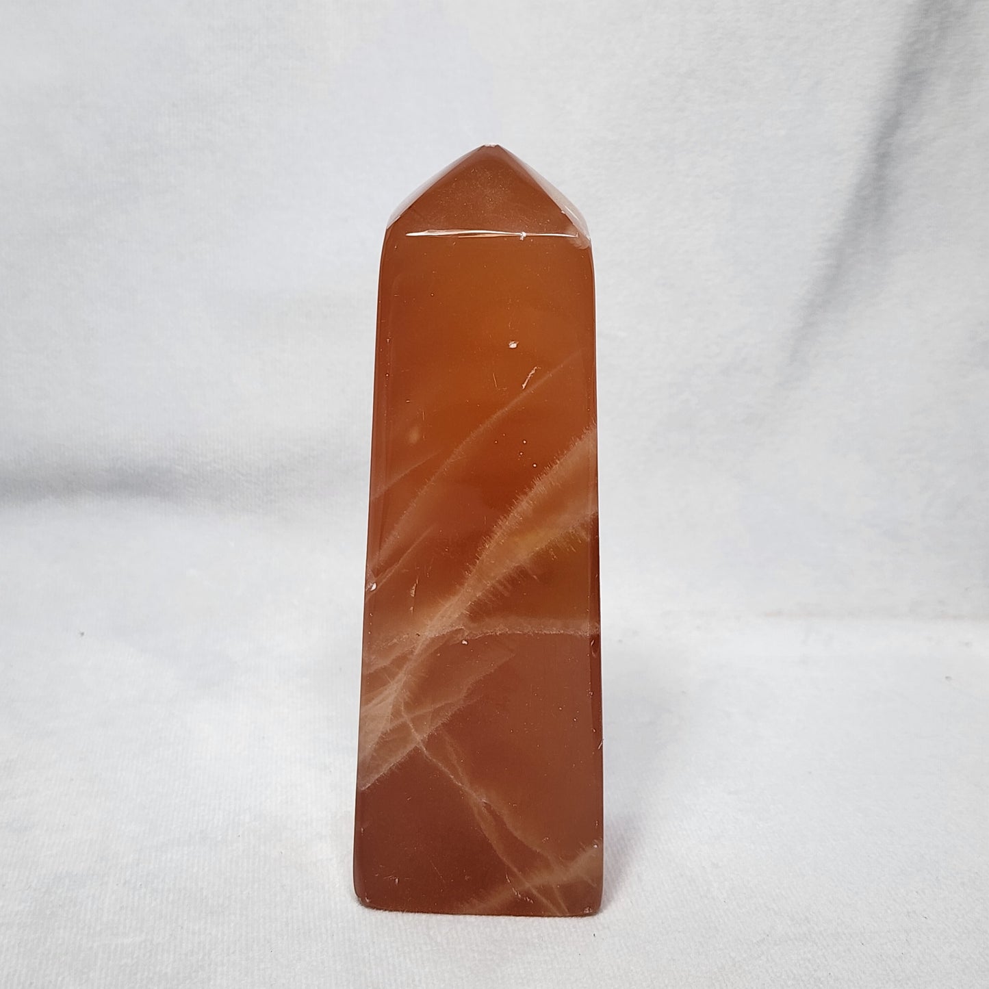 Deep Honey Calcite Tower