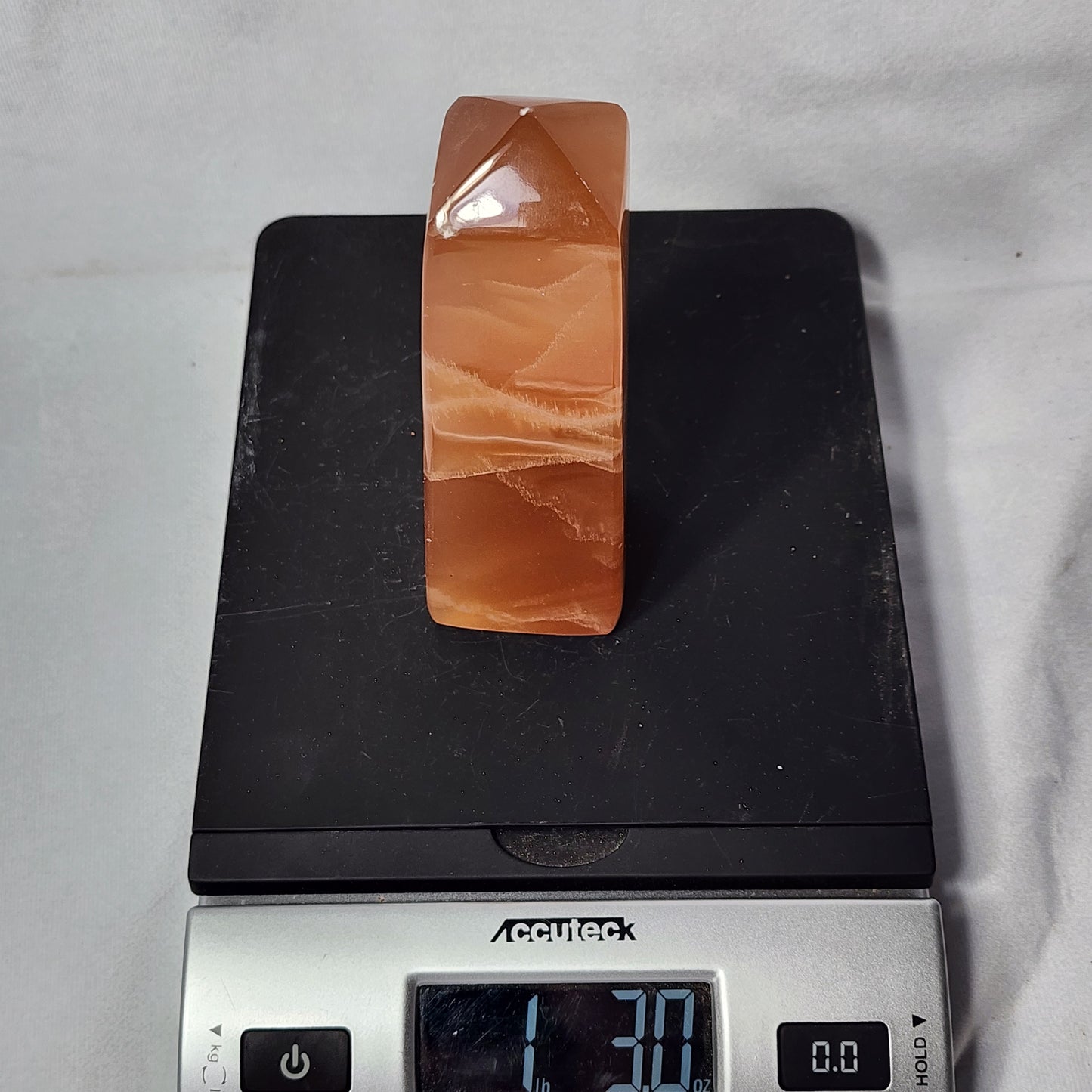 Deep Honey Calcite Tower