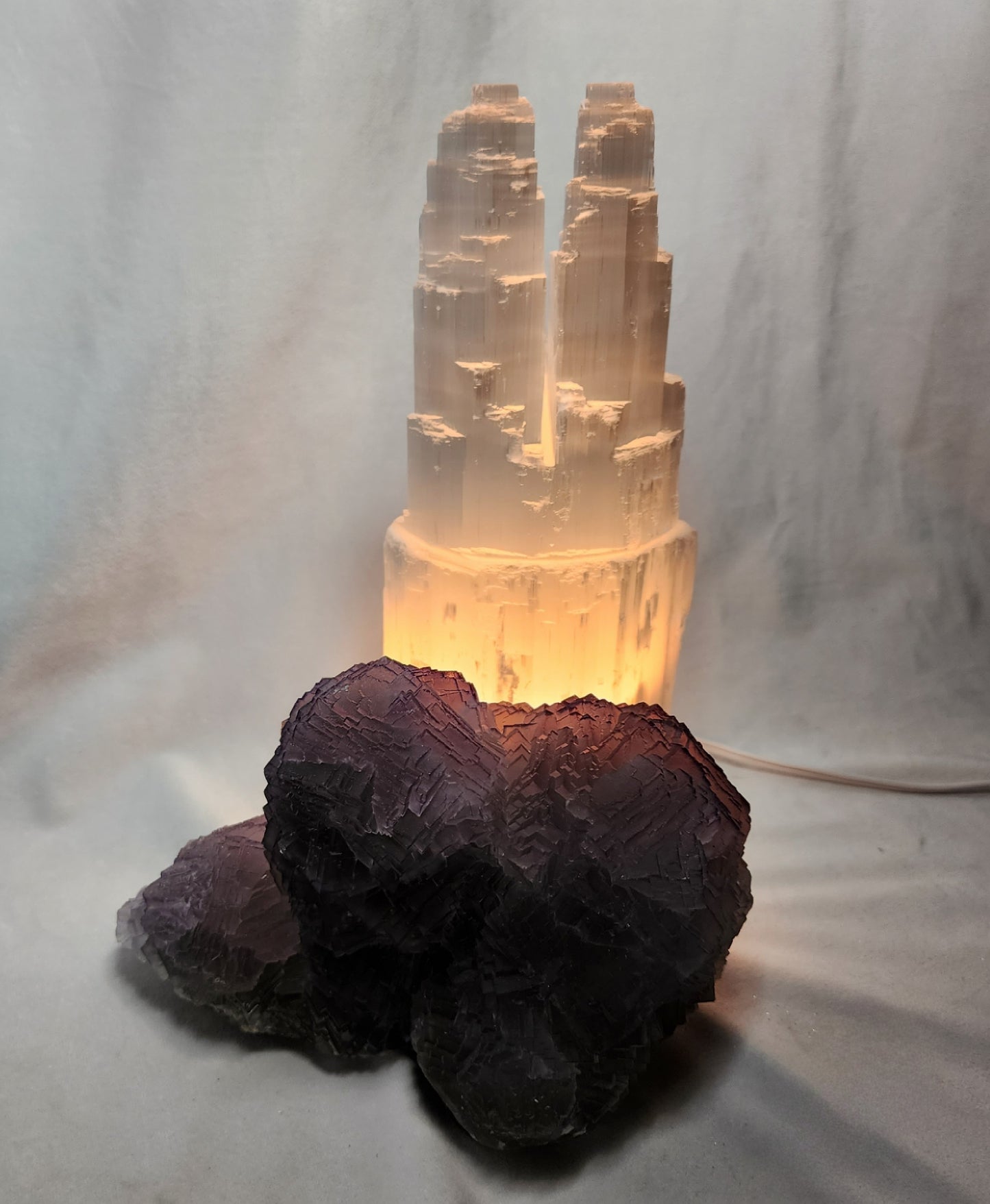 12" Selenite Lamp