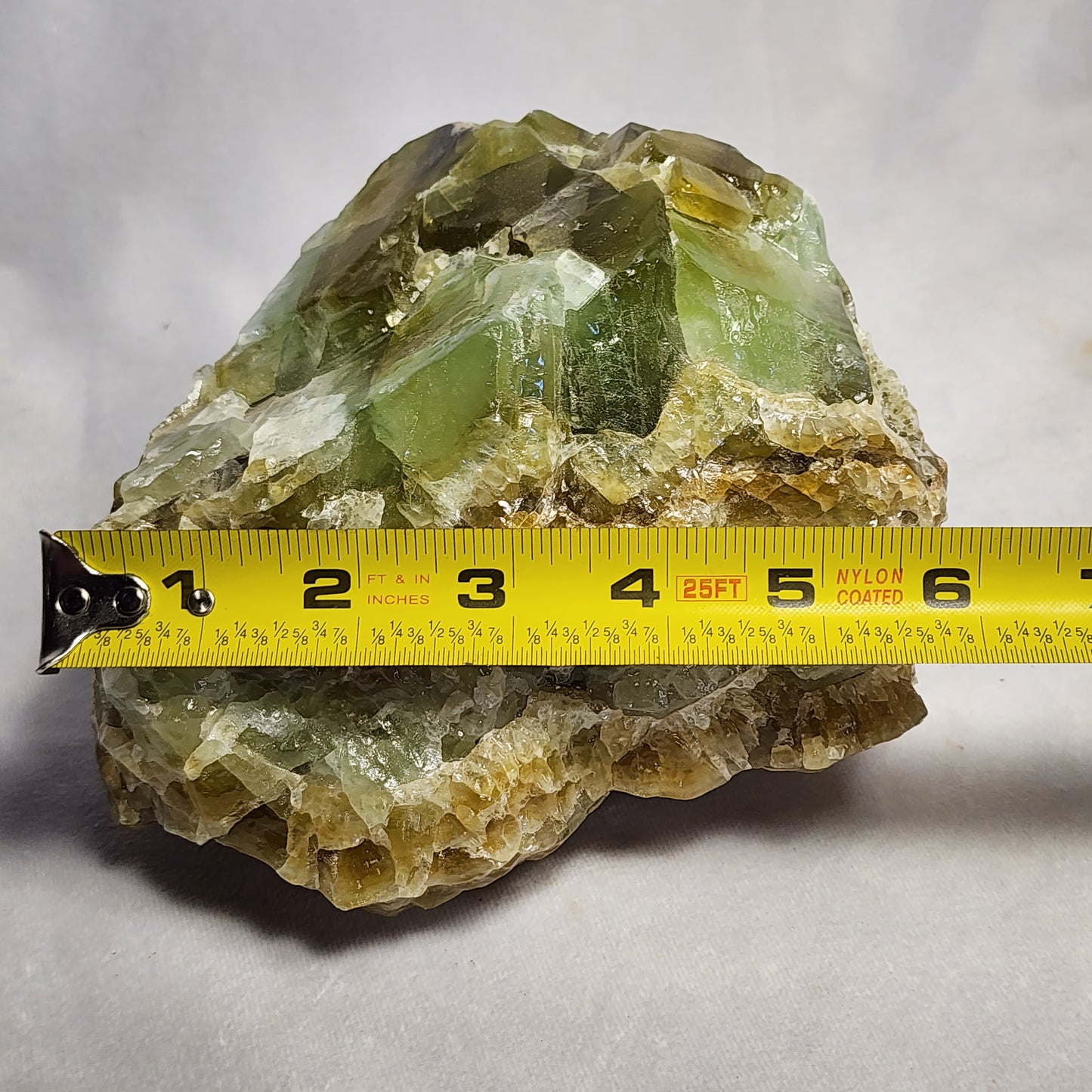 Green Tri-Colored Calcite