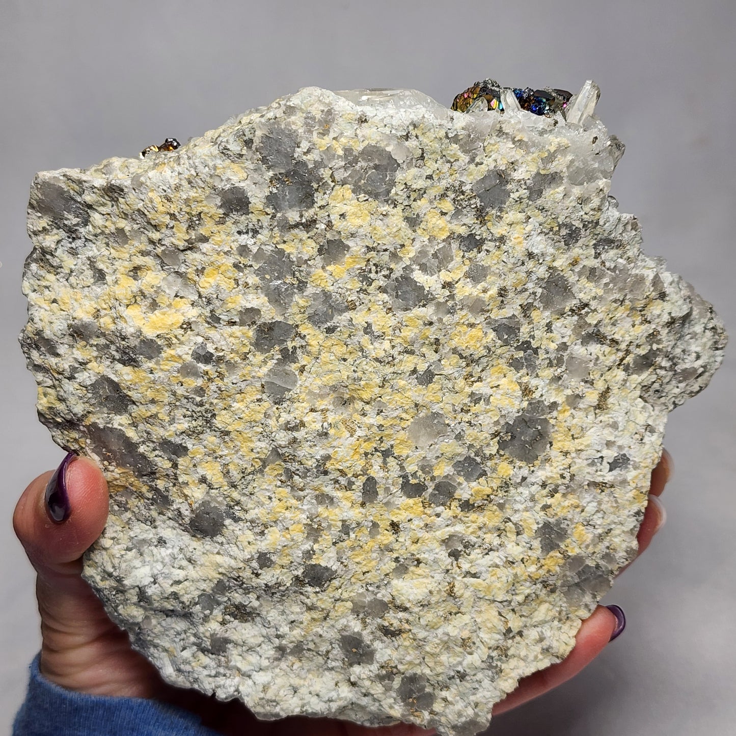 Majestical Pyrite on Quartz
