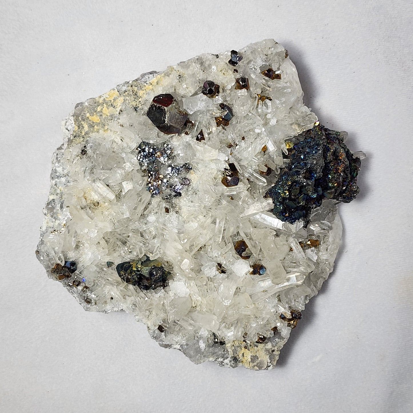 Majestical Pyrite on Quartz