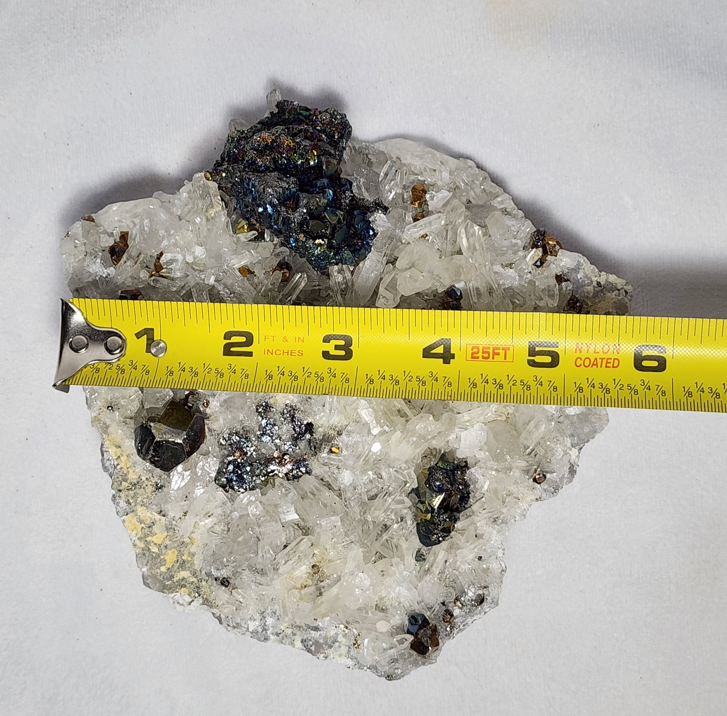 Majestical Pyrite on Quartz