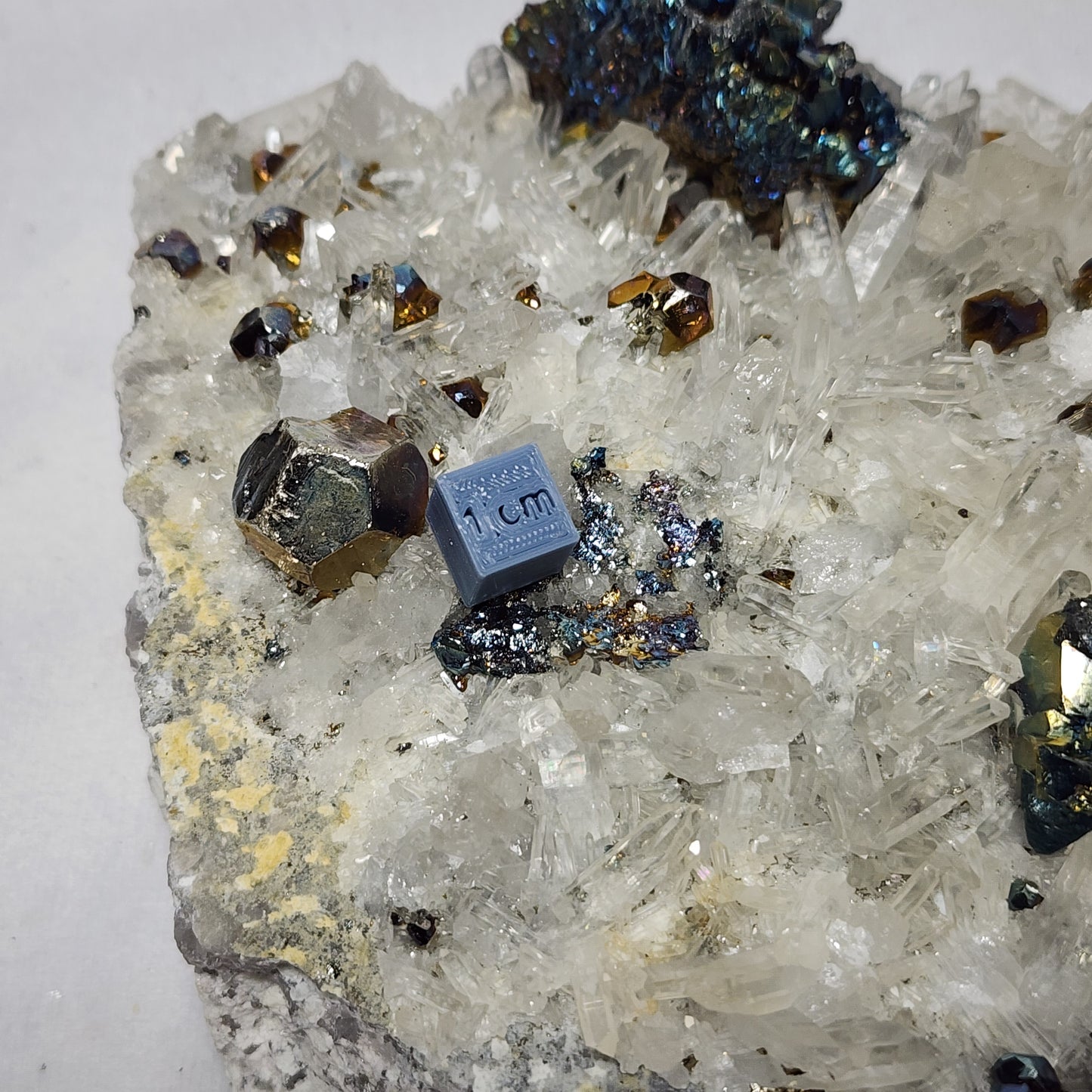 Majestical Pyrite on Quartz