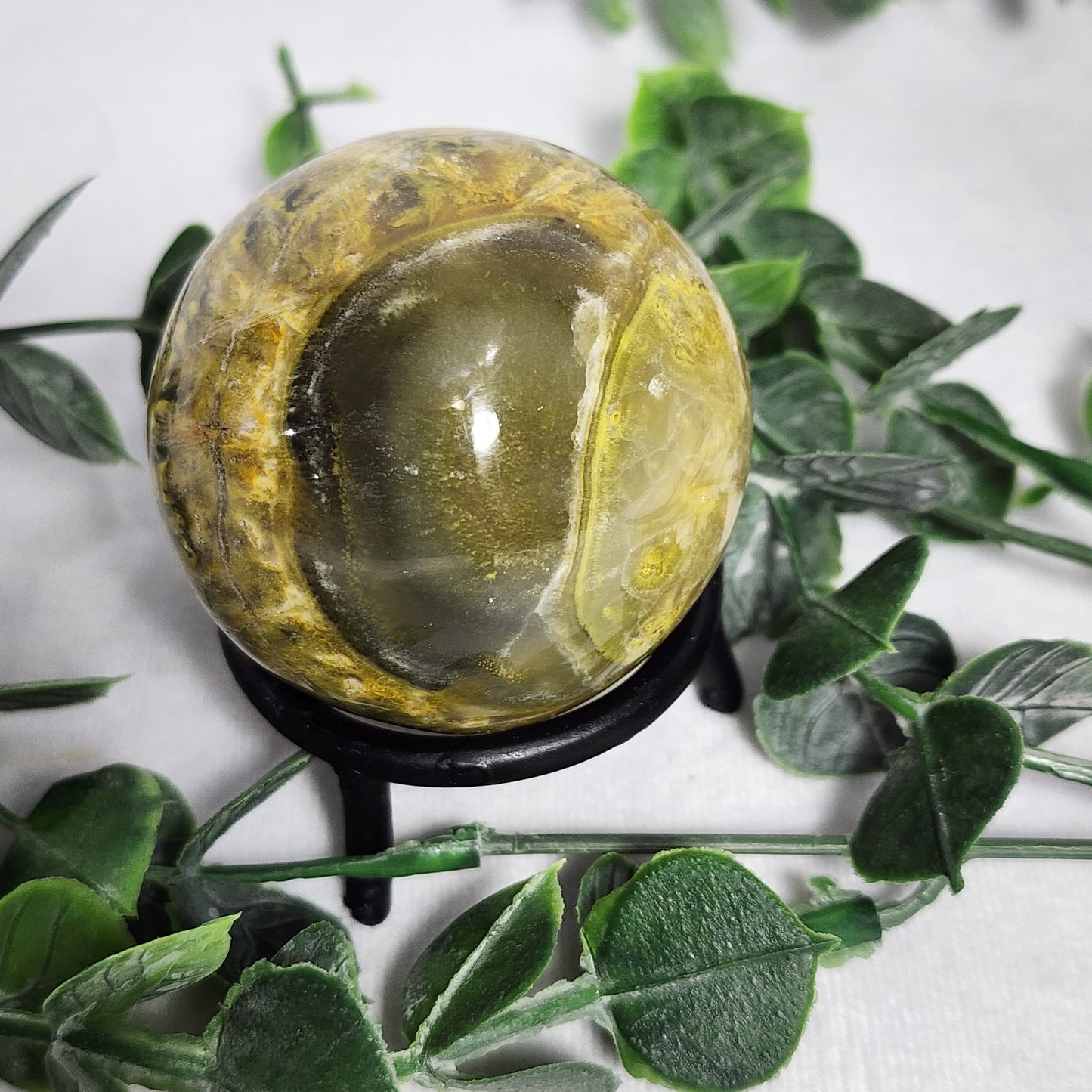 Gorgeous Bumblebee Jasper Sphere