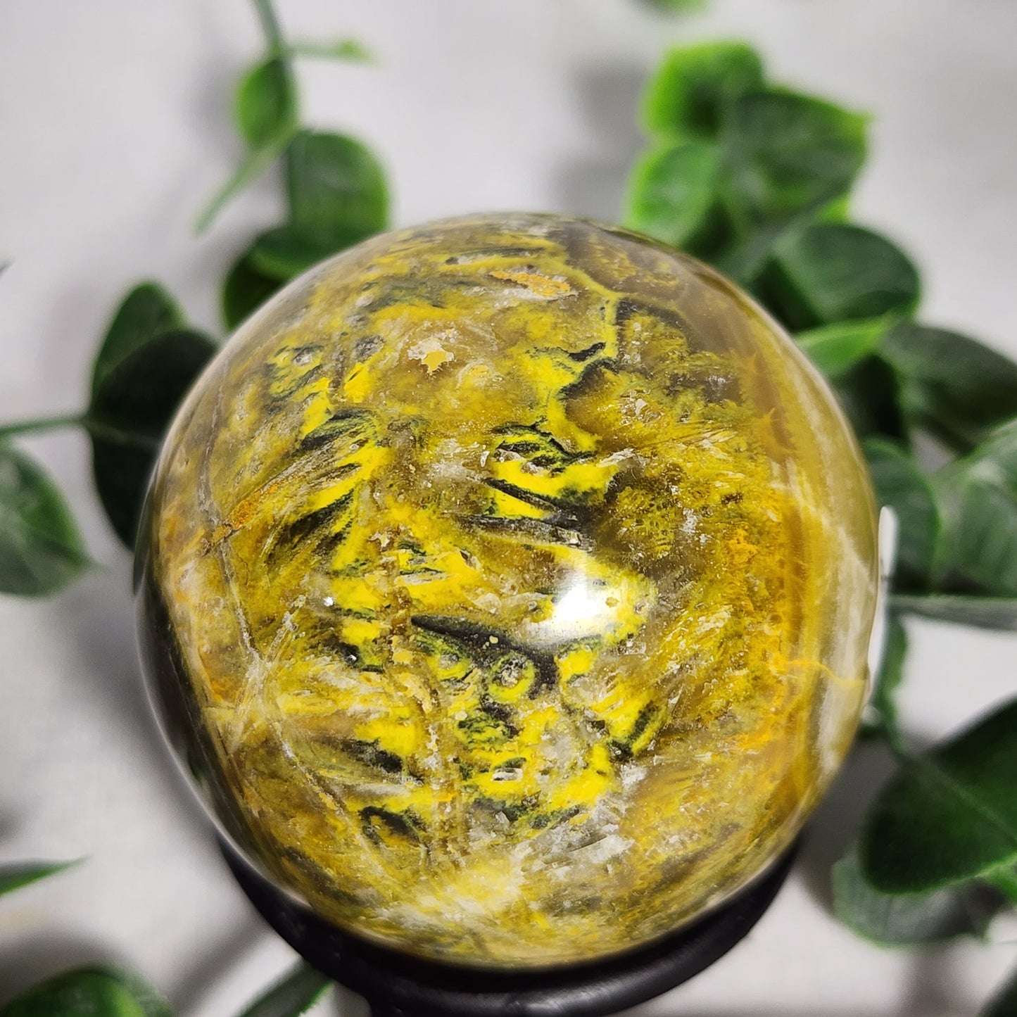 Gorgeous Bumblebee Jasper Sphere